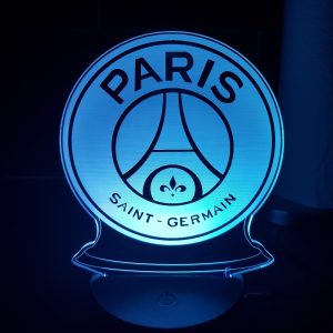 Lampe Veilleuse à LED illustration PSG - Paris saint Germain