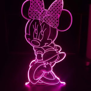 Lampe Veilleuse à LED illustration Minnie
