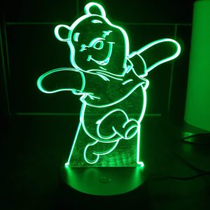 Lampe Veilleuse à LED illustration Winnie l'ourson