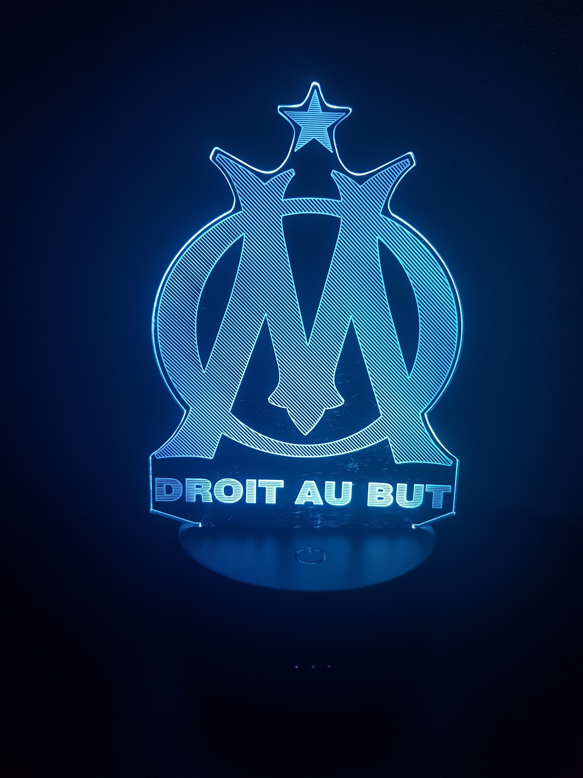 Lampe Veilleuse à LED illustration OM - Olympique de Marseille – Image 5