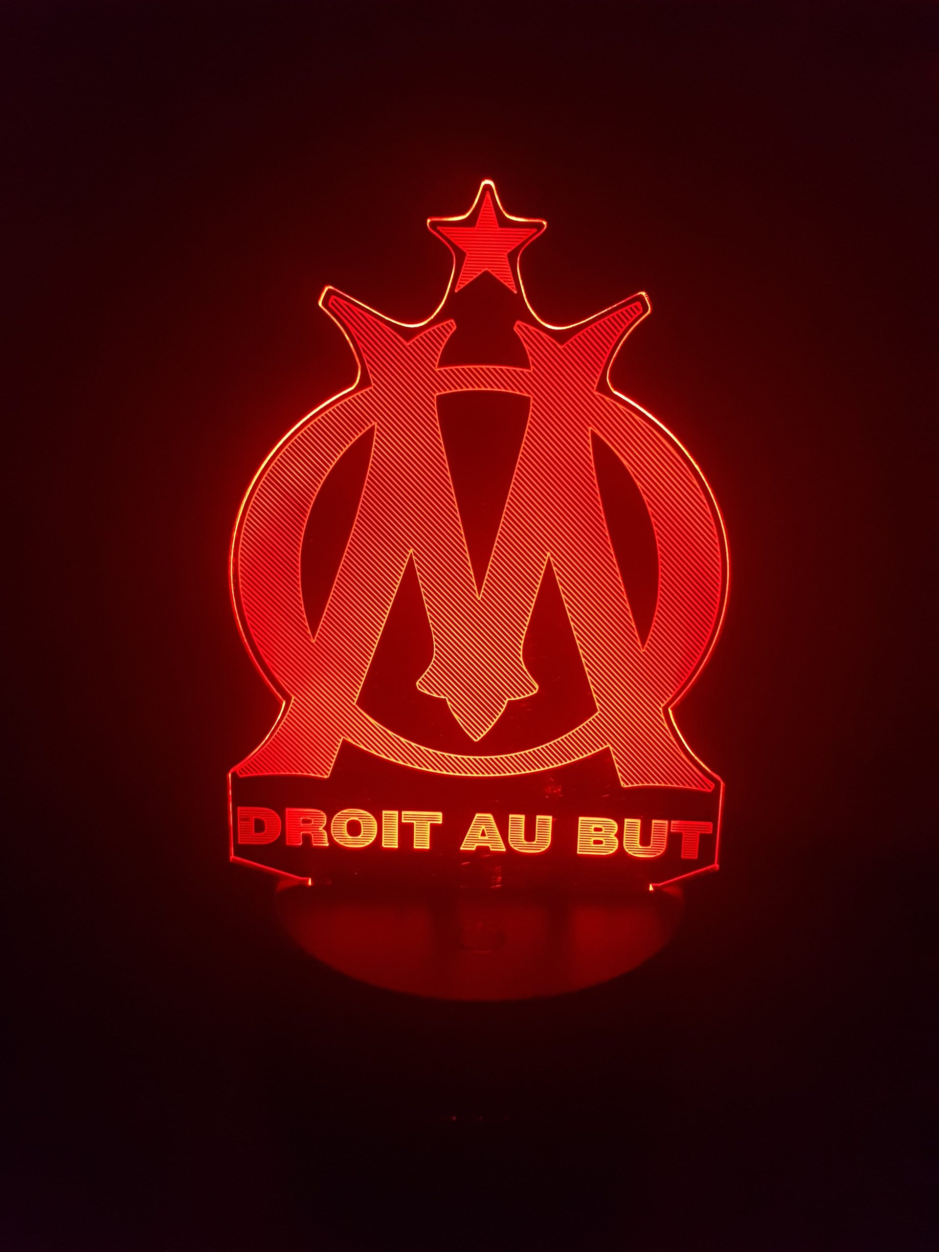 Lampe Veilleuse à LED illustration OM - Olympique de Marseille – Image 4
