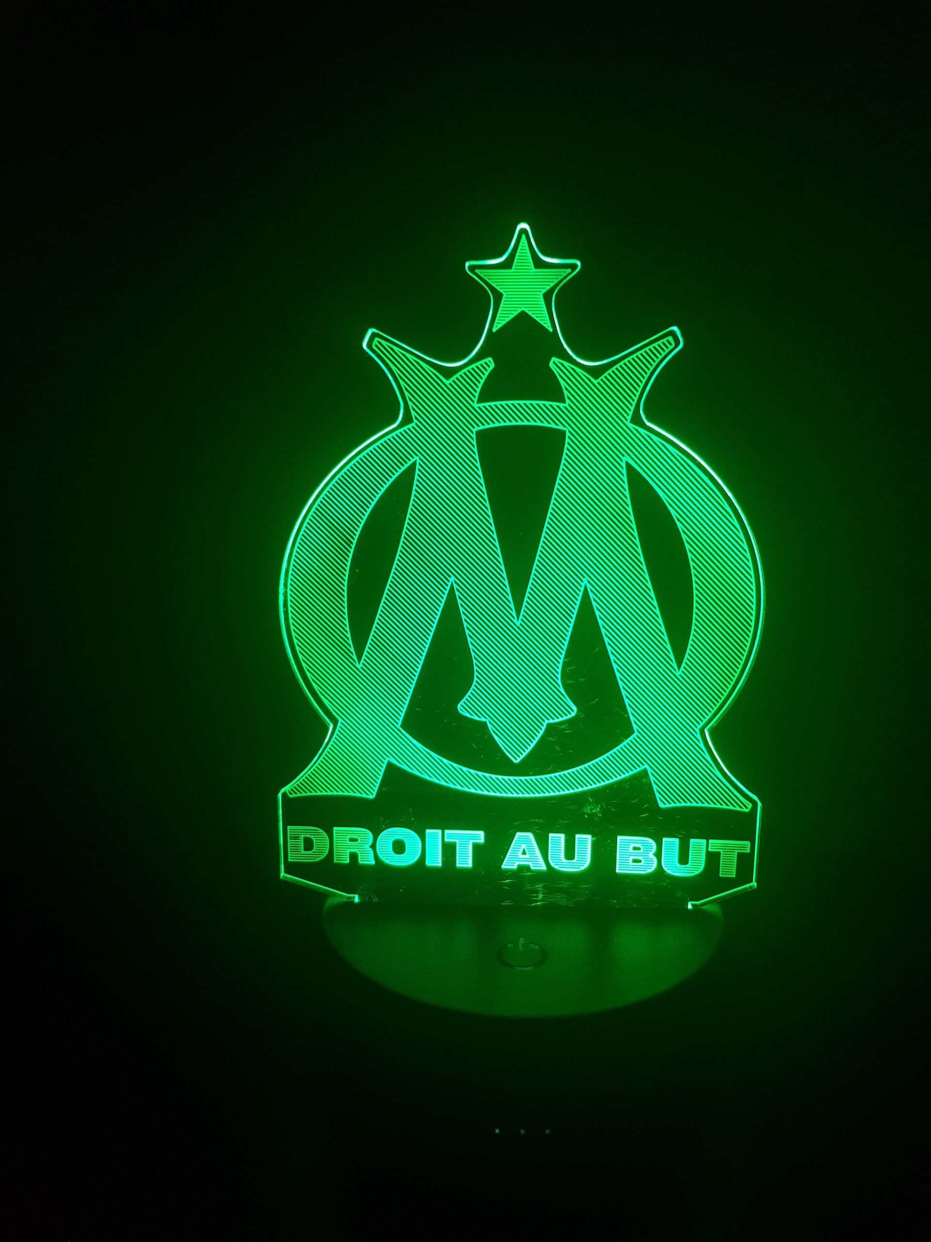 Lampe Veilleuse à LED illustration OM - Olympique de Marseille – Image 3