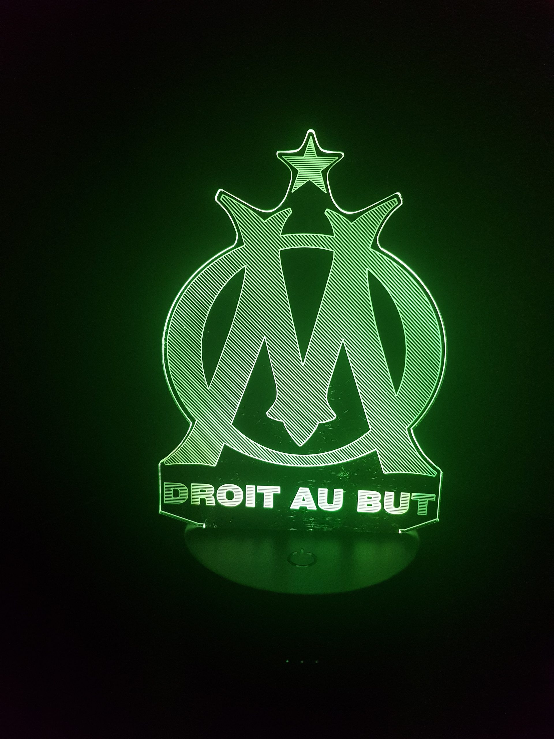 Lampe Veilleuse à LED illustration OM - Olympique de Marseille – Image 2