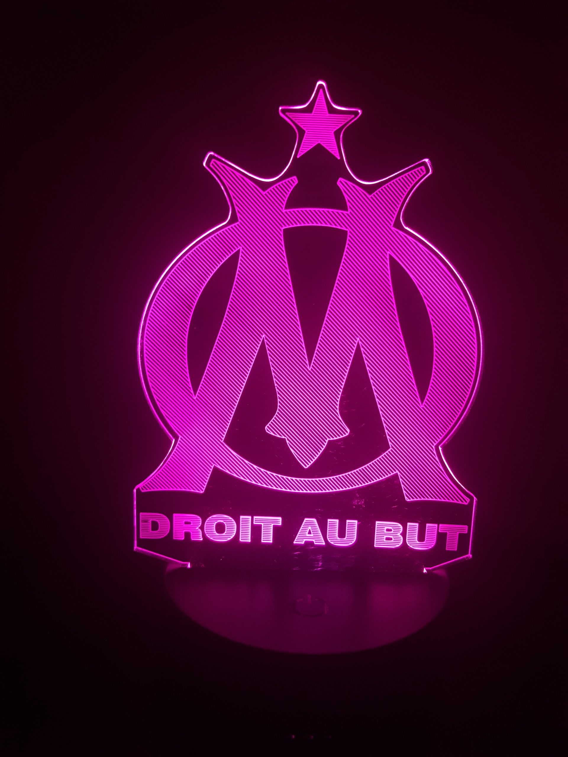 Lampe Veilleuse à LED illustration OM - Olympique de Marseille – Image 7