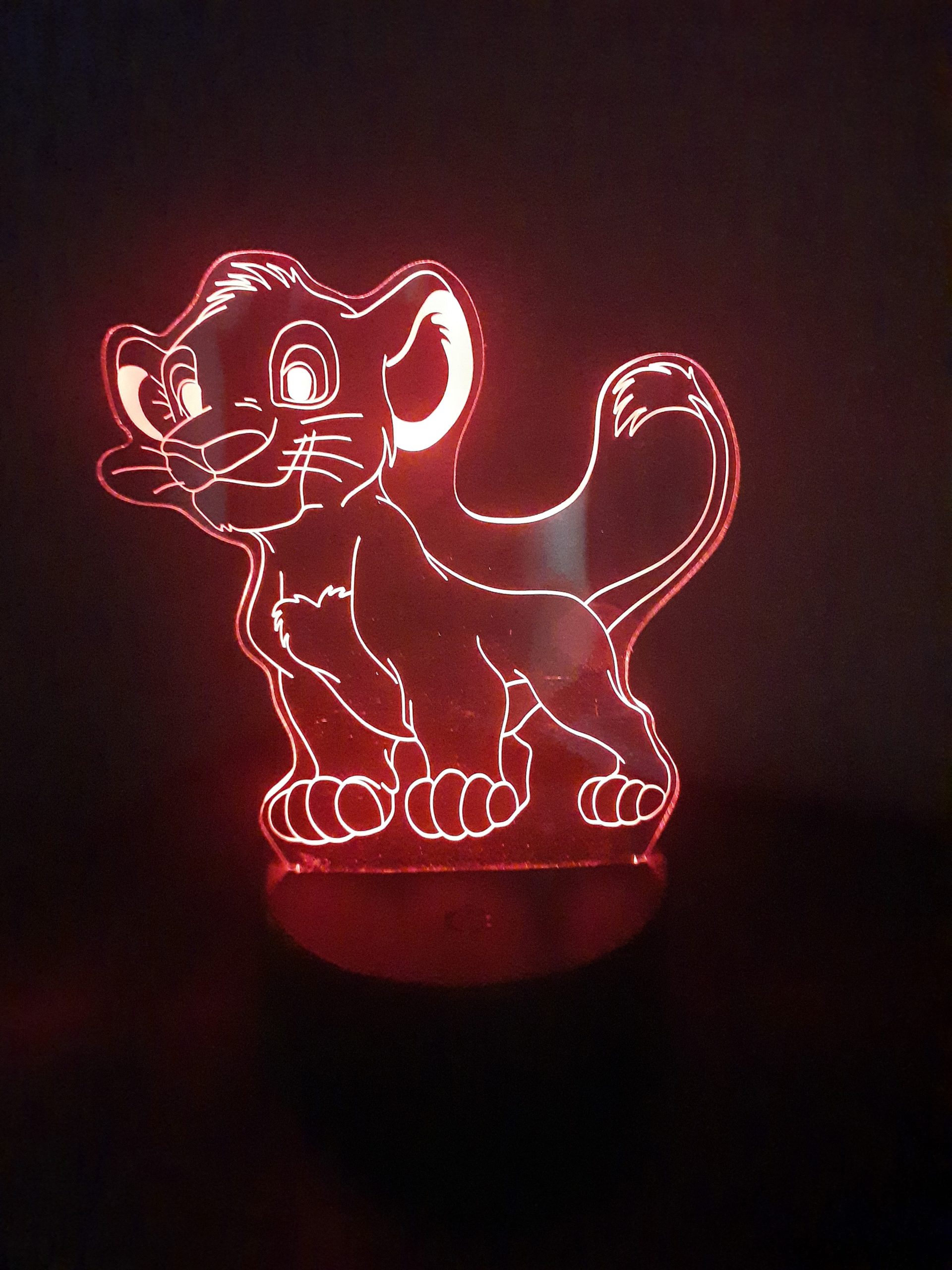 Lampe Veilleuse à LED illustration Simba - Roi Lion – Image 8