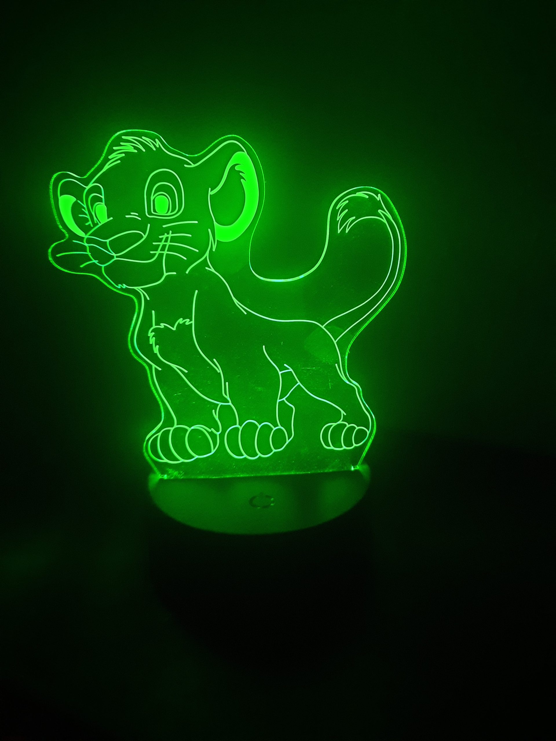 Lampe Veilleuse à LED illustration Simba - Roi Lion – Image 7