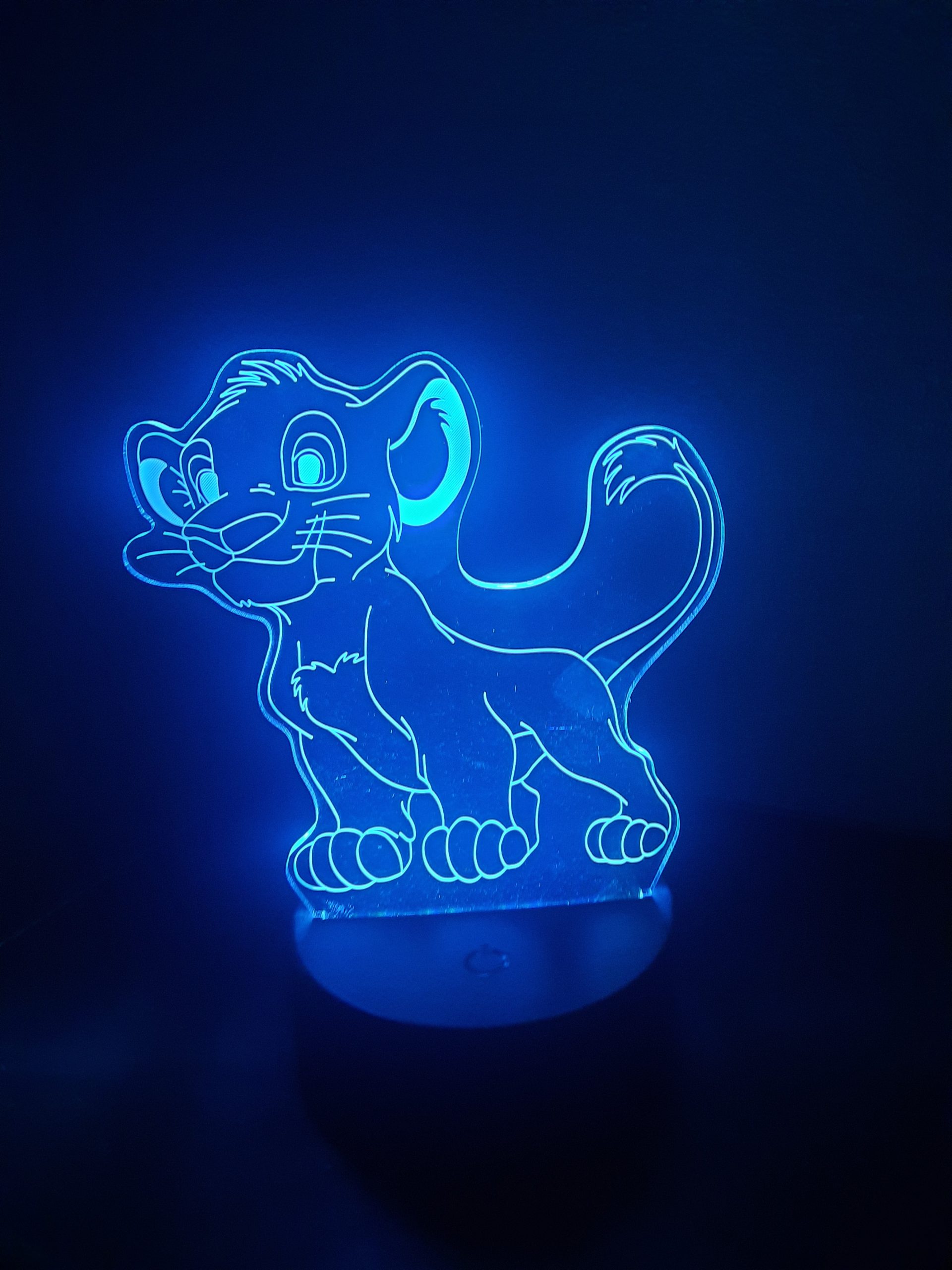 Lampe Veilleuse à LED illustration Simba - Roi Lion – Image 4