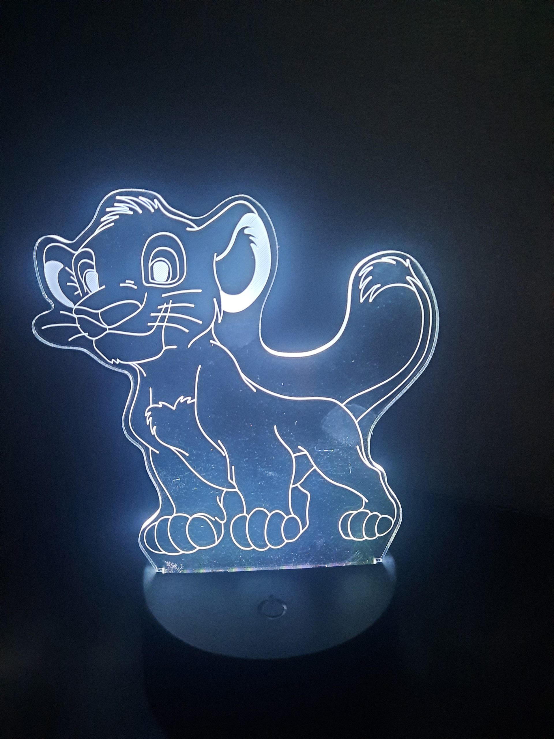 Lampe Veilleuse à LED illustration Simba - Roi Lion – Image 3