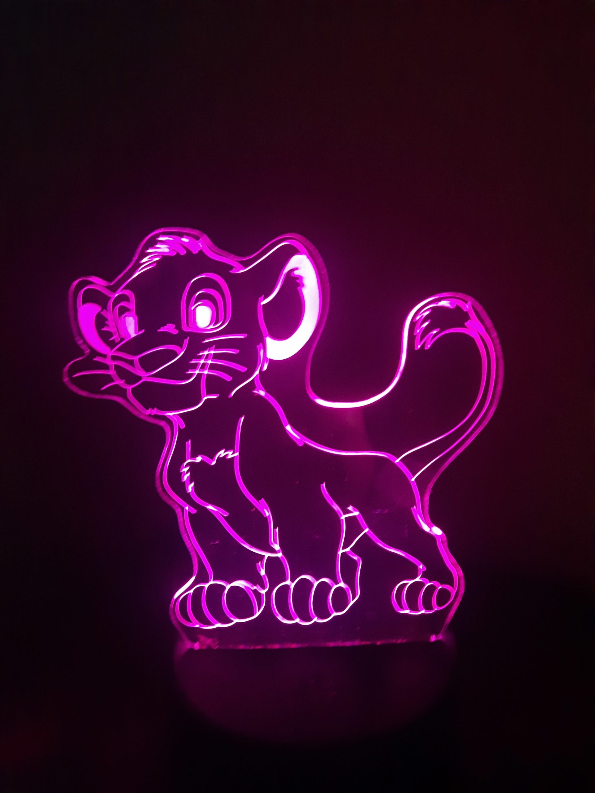 Lampe Veilleuse à LED illustration Simba - Roi Lion – Image 2