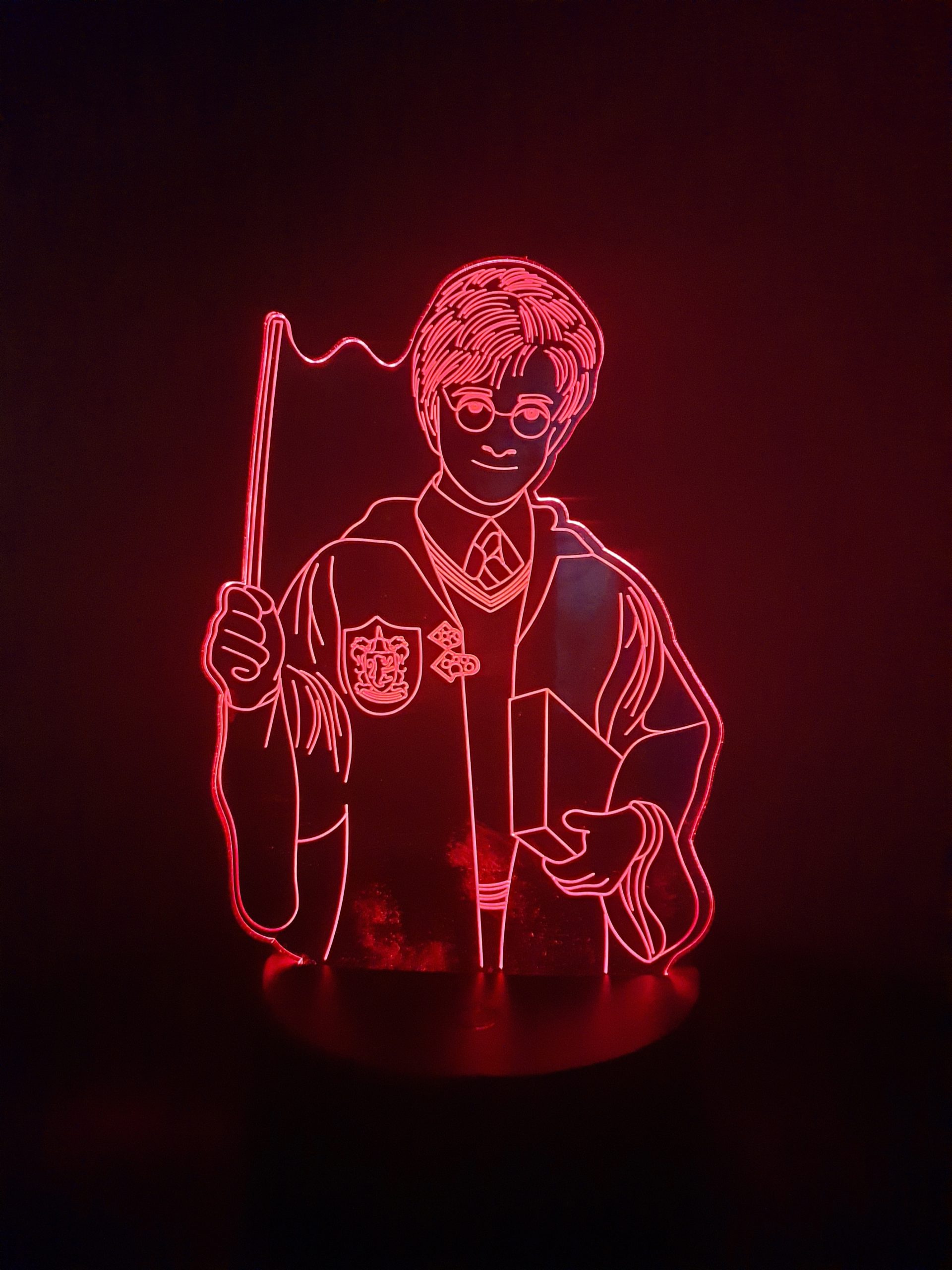 Lampe Veilleuse à LED illustration Harry Potter – Image 2