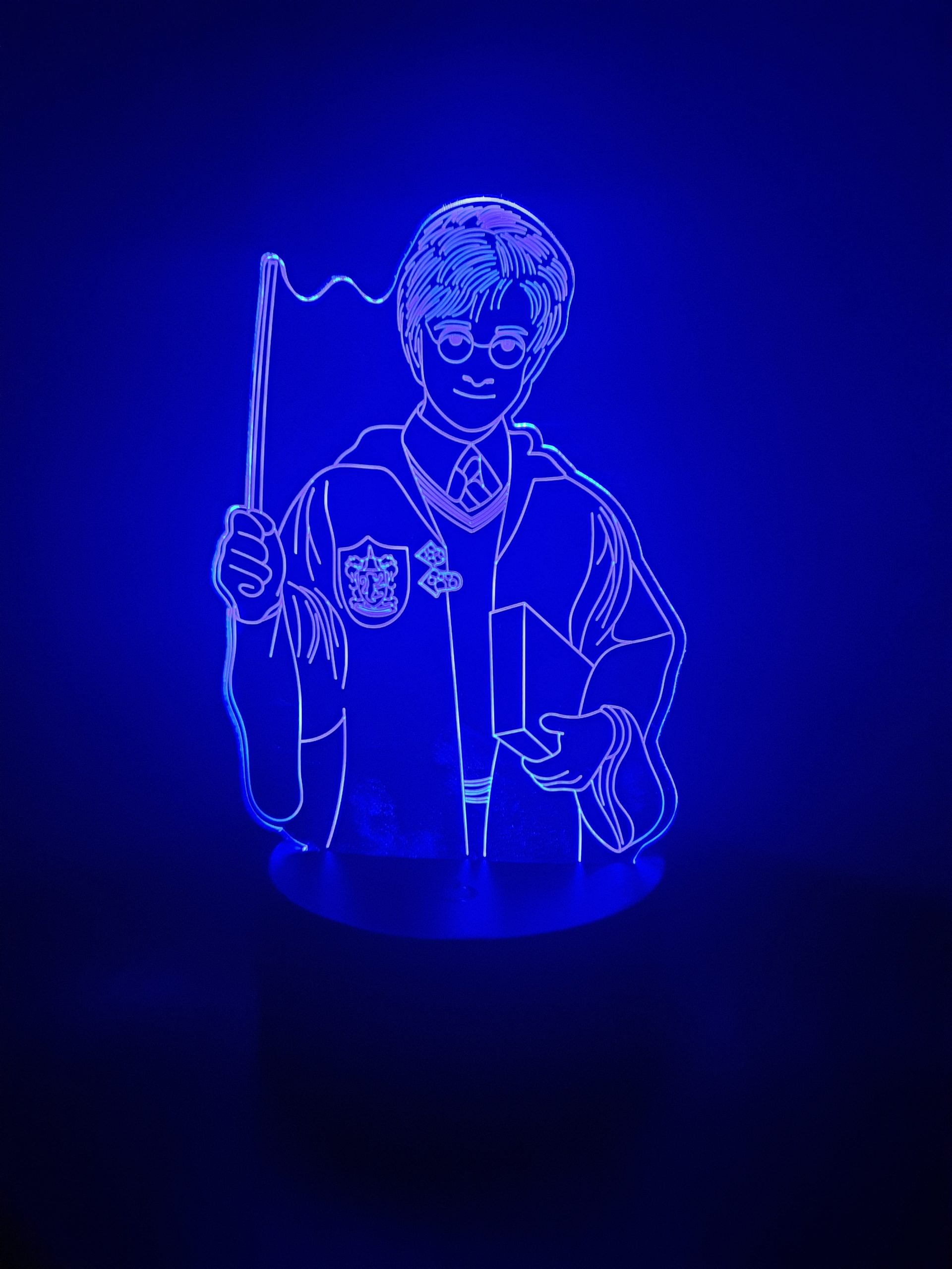 Lampe Veilleuse à LED illustration Harry Potter