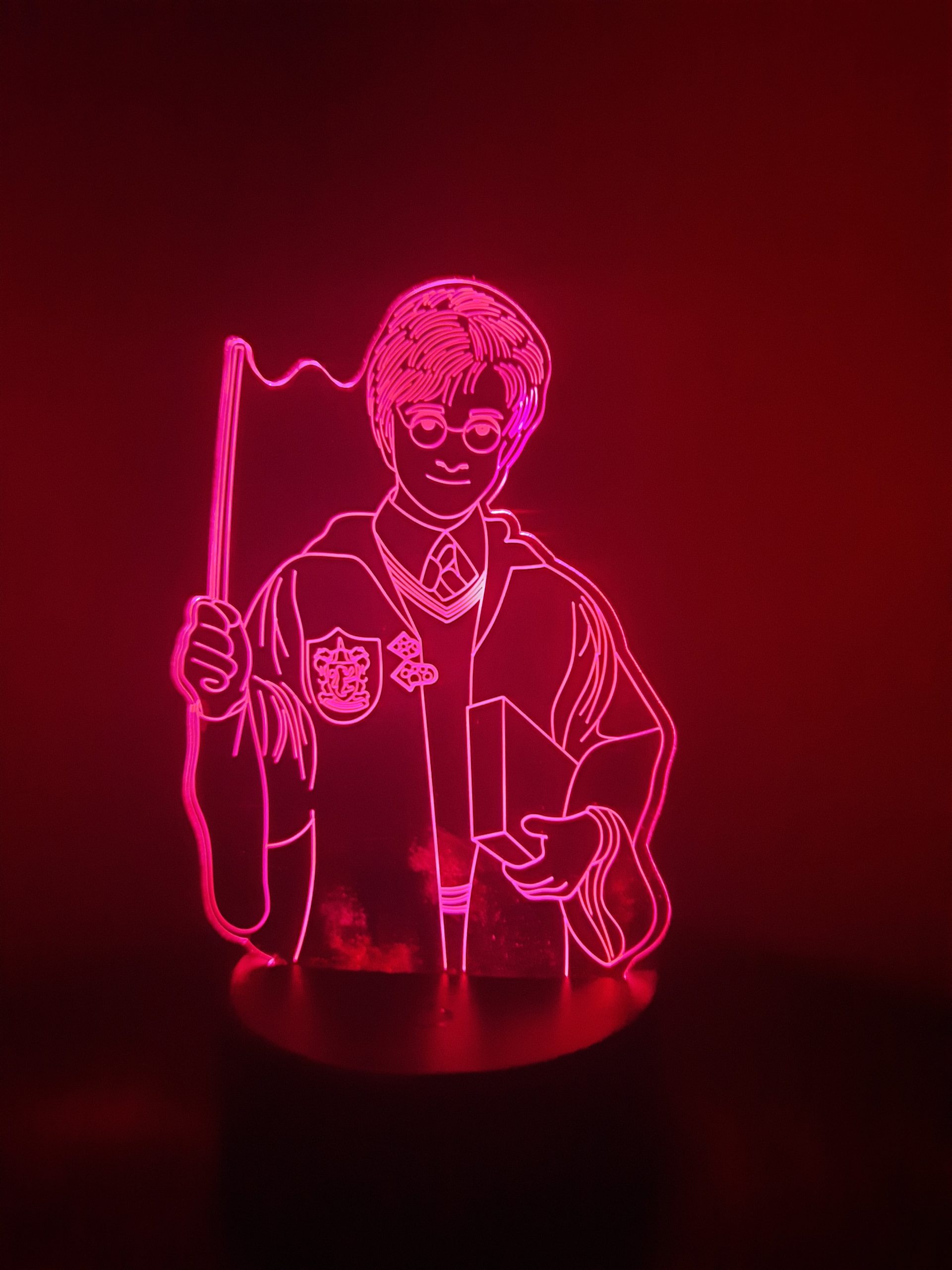 Lampe Veilleuse à LED illustration Harry Potter – Image 3