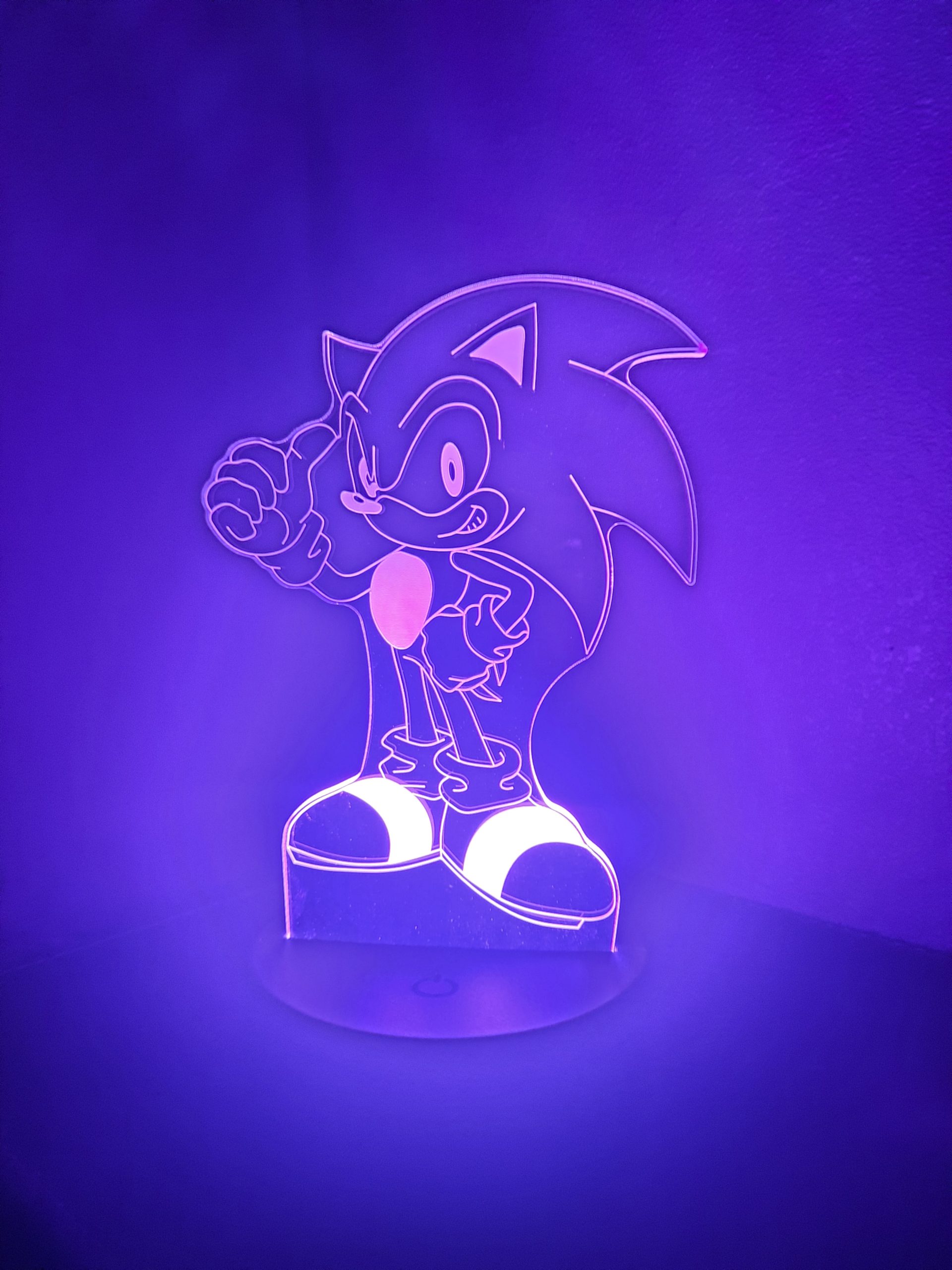 Lampe Veilleuse à LED illustration Sonic