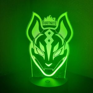 Lampe Veilleuse à LED illustration Fortnite skin Nomade