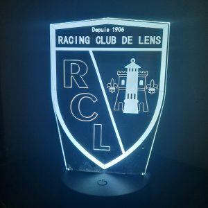Lampe Veilleuse à LED illustration RCL - Racing Club de Lens