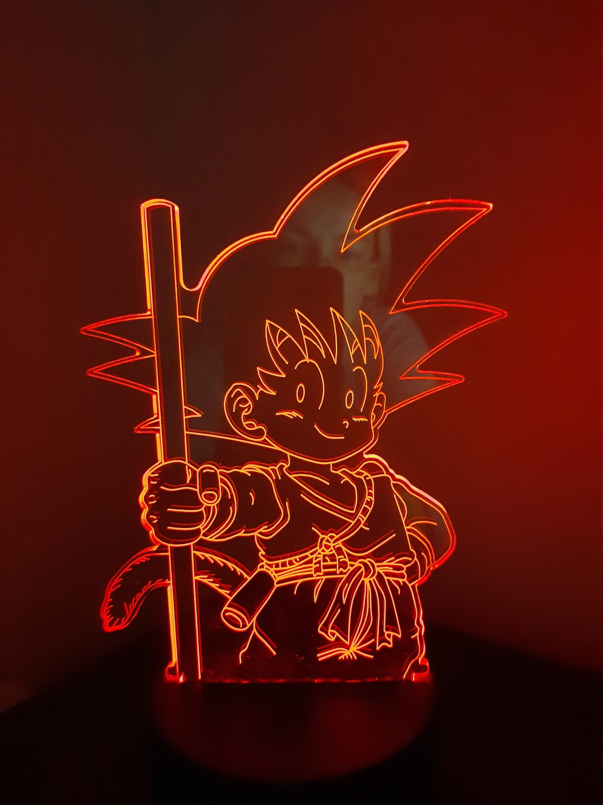 Lampe Veilleuse à LED illustration Goku enfant - DBZ – Image 6