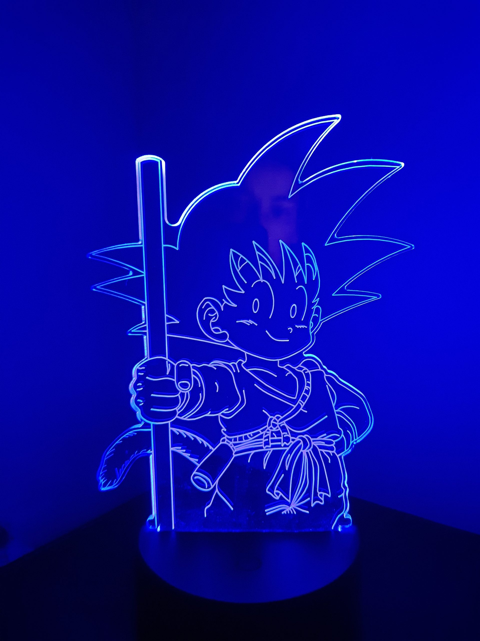 Lampe Veilleuse à LED illustration Goku enfant - DBZ – Image 4