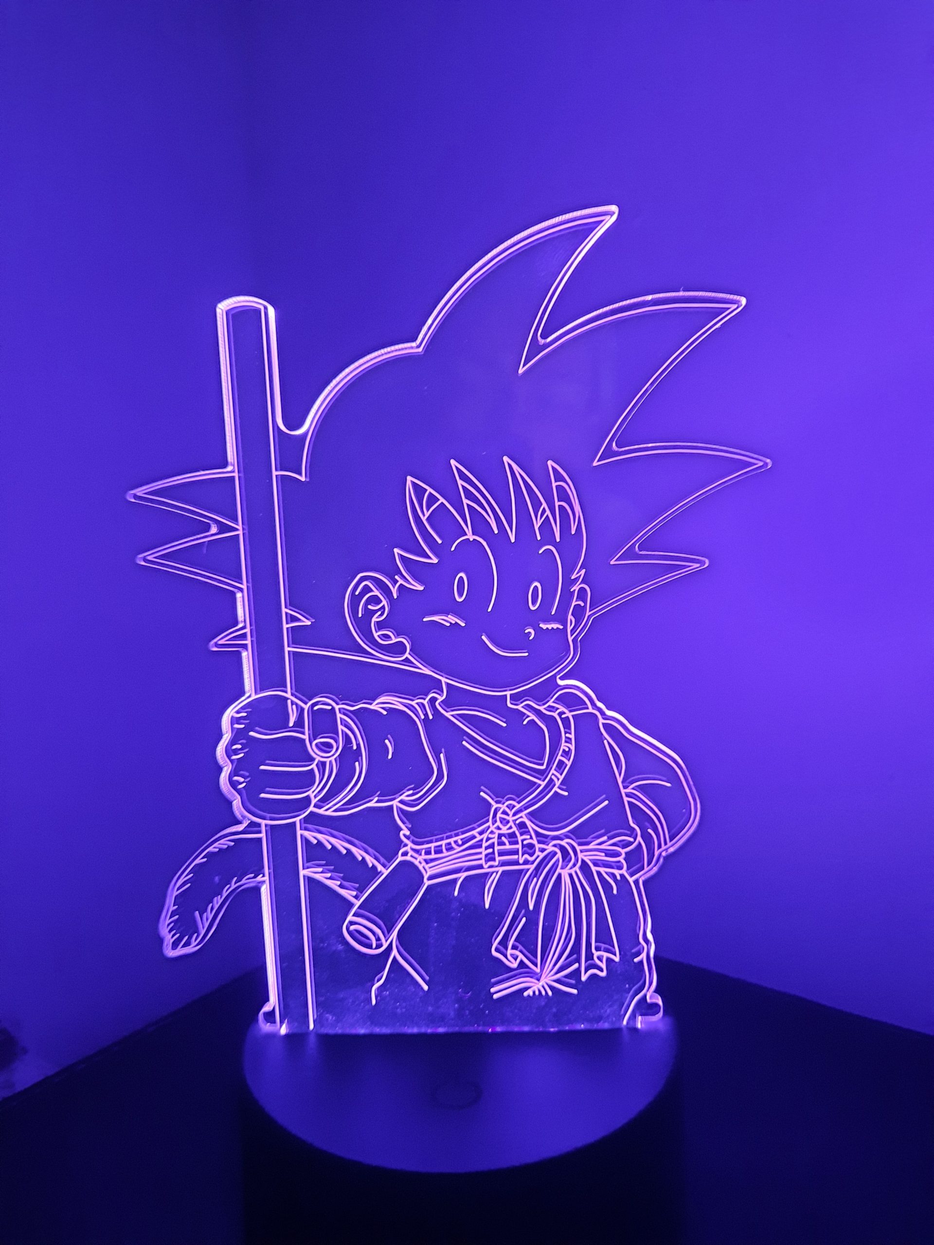 Lampe Veilleuse à LED illustration Goku enfant - DBZ – Image 2