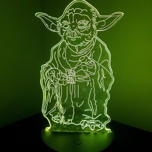 Lampe Veilleuse à LED illustration Yoda - Star Wars