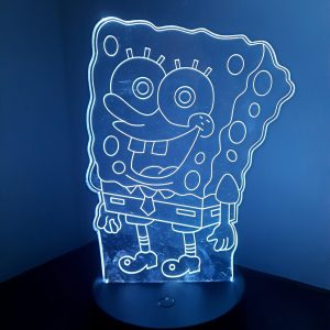 Lampe Veilleuse à LED illustration Bob l'Eponge