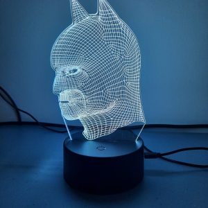 Lampe Veilleuse à LED illustration Batman