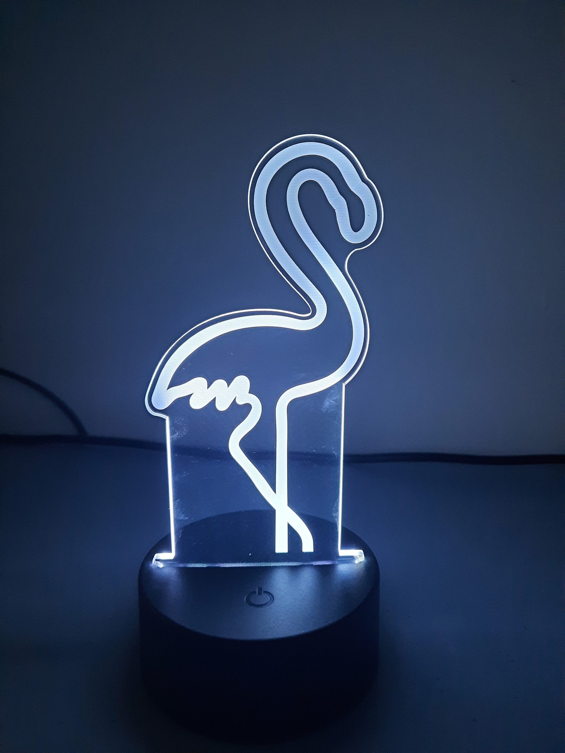 Lampe Veilleuse à LED illustration Flamant rose – Image 9