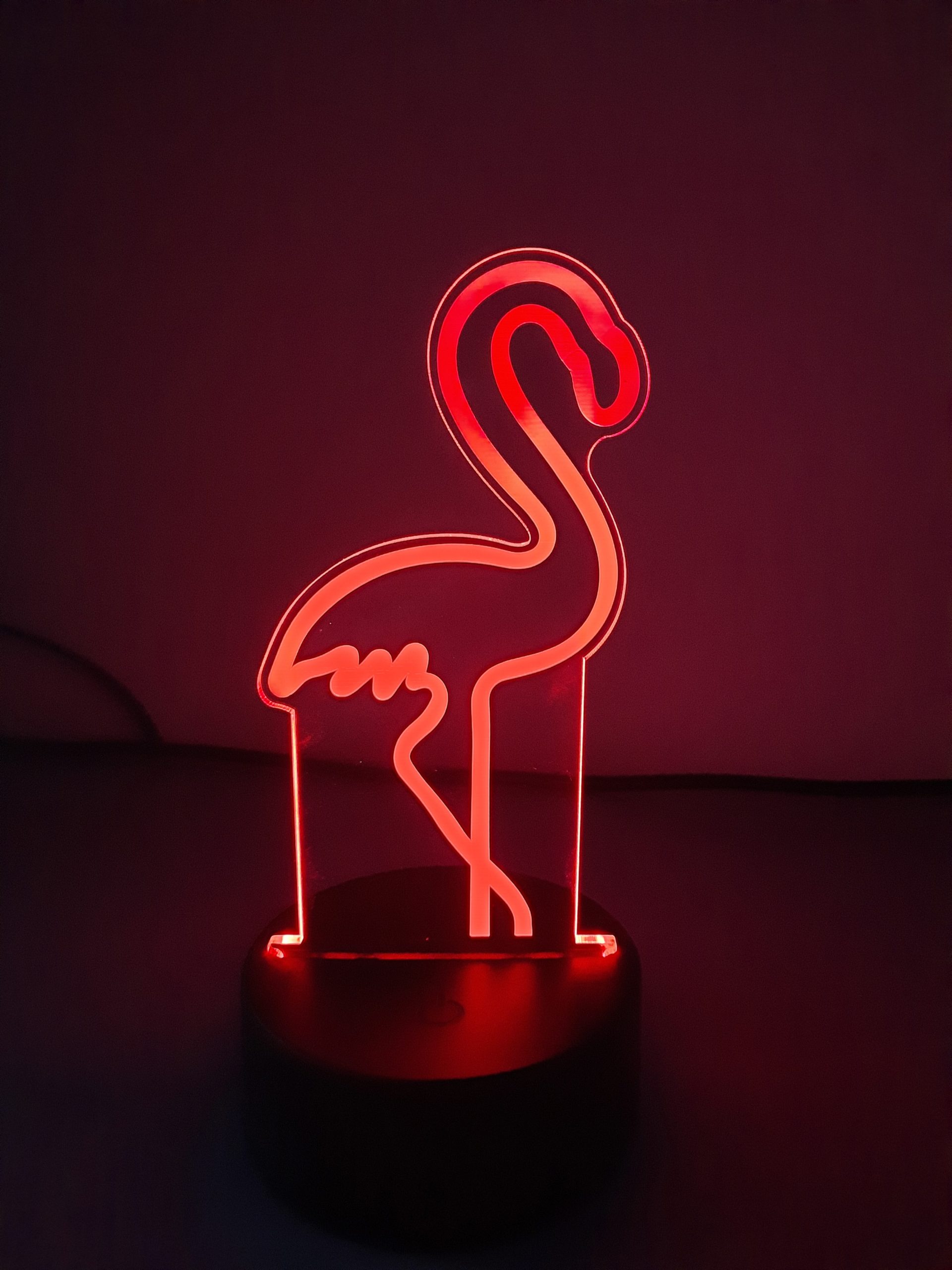 Lampe Veilleuse à LED illustration Flamant rose – Image 8