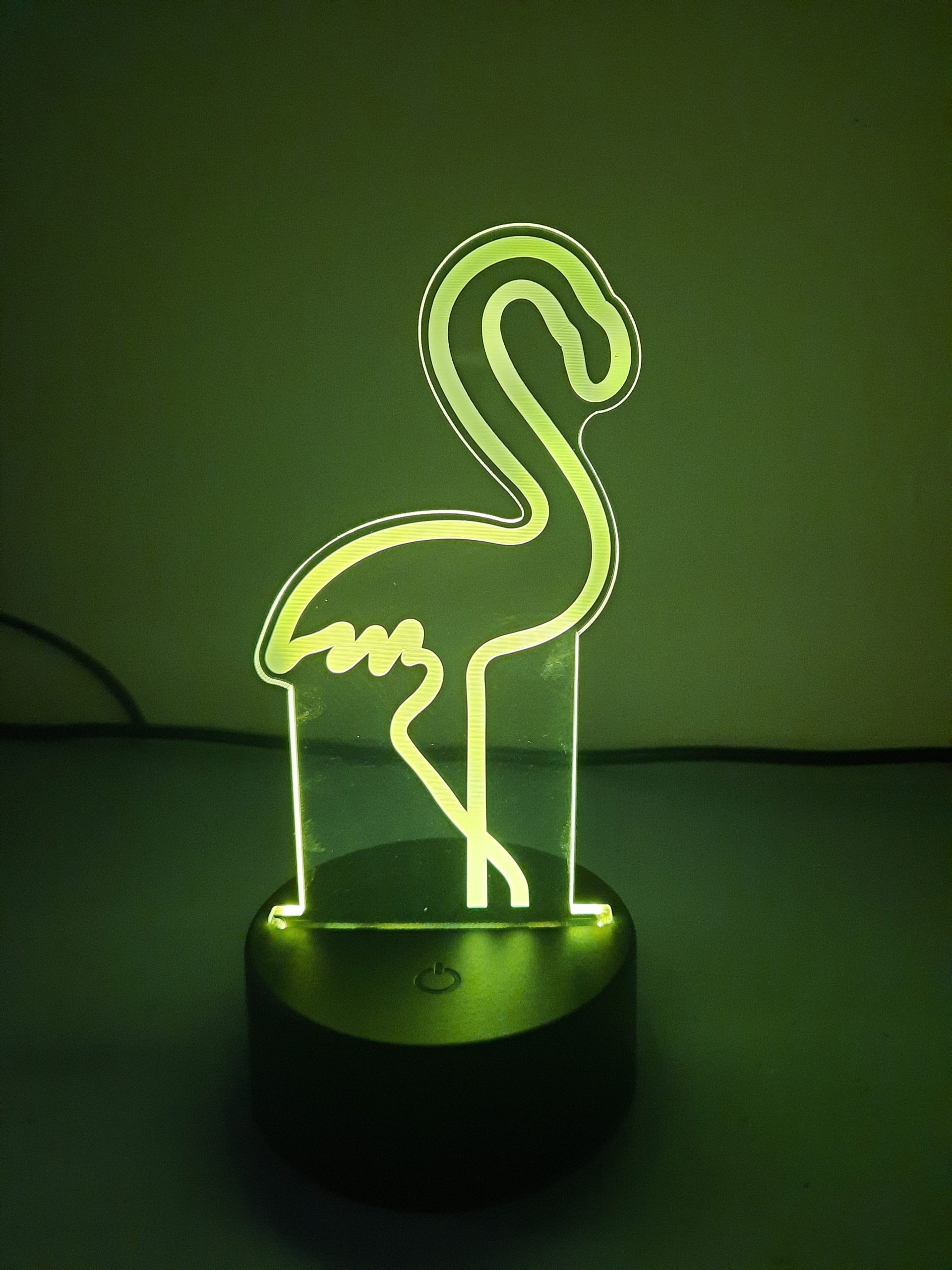 Lampe Veilleuse à LED illustration Flamant rose – Image 5