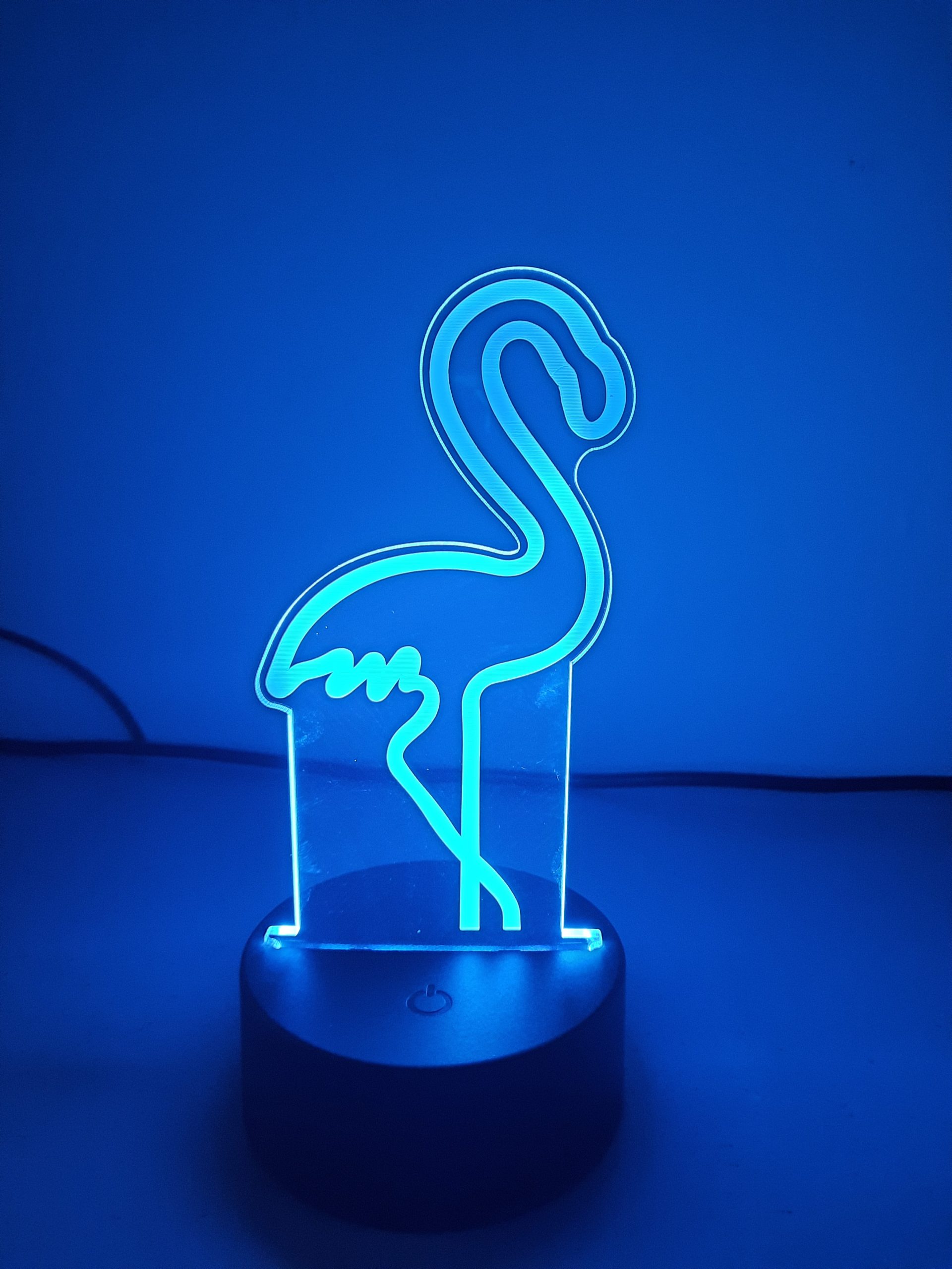 Lampe Veilleuse à LED illustration Flamant rose – Image 3