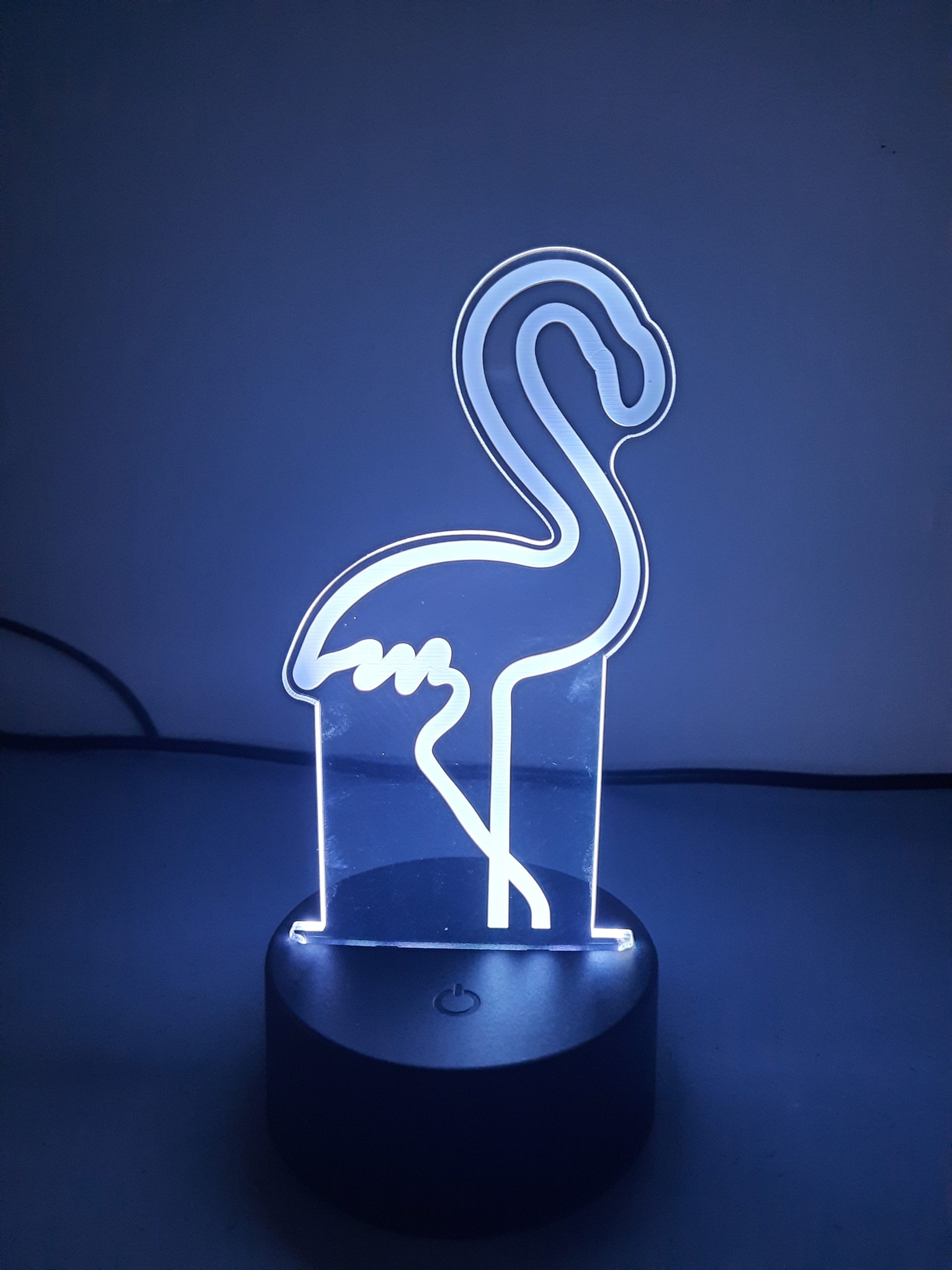 Lampe Veilleuse à LED illustration Flamant rose – Image 2
