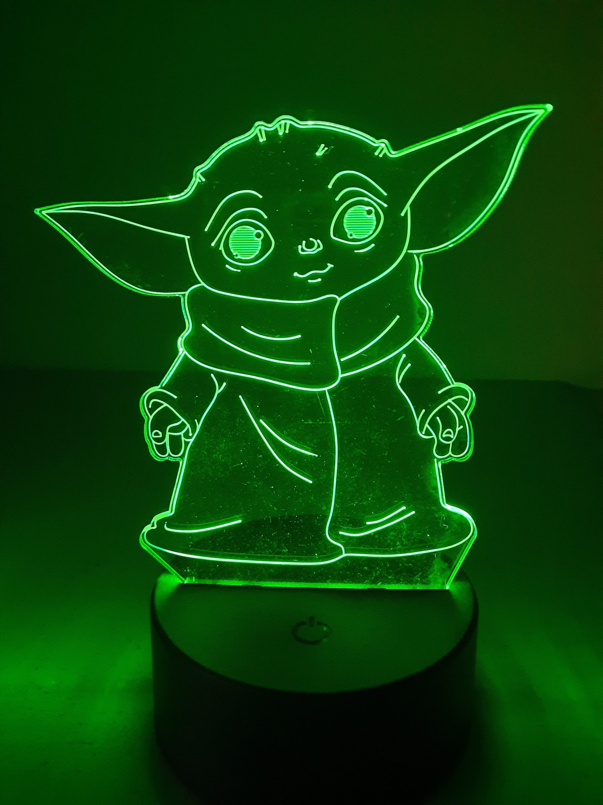 Lampe Veilleuse à LED illustration bébé Yoda - Star Wars – Image 9