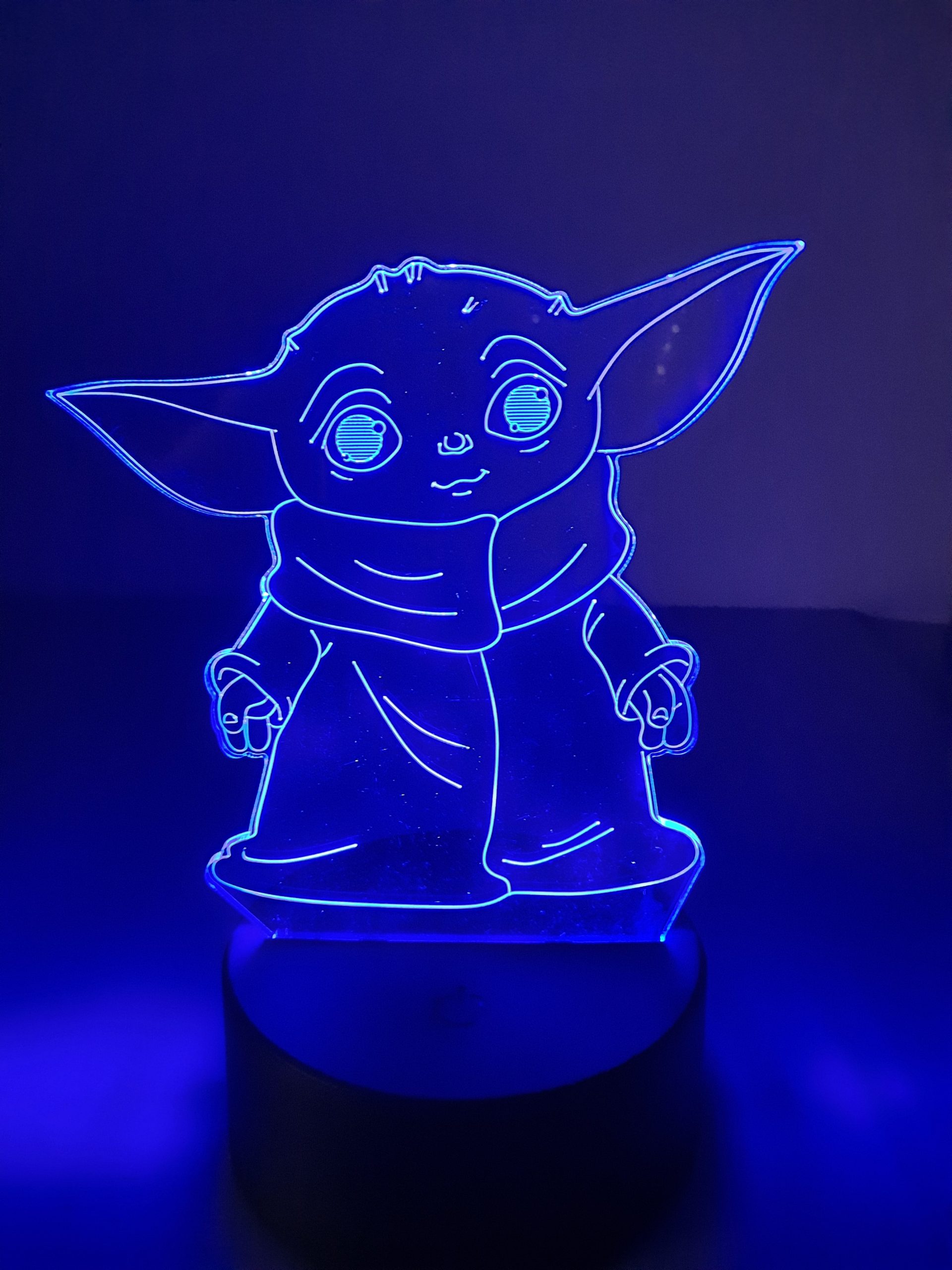 Lampe Veilleuse à LED illustration bébé Yoda - Star Wars – Image 8