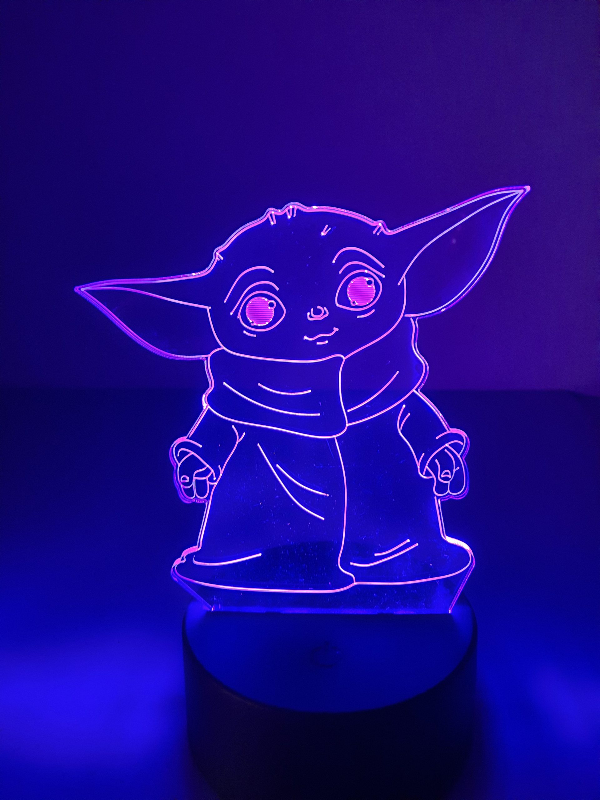 Lampe Veilleuse à LED illustration bébé Yoda - Star Wars – Image 6