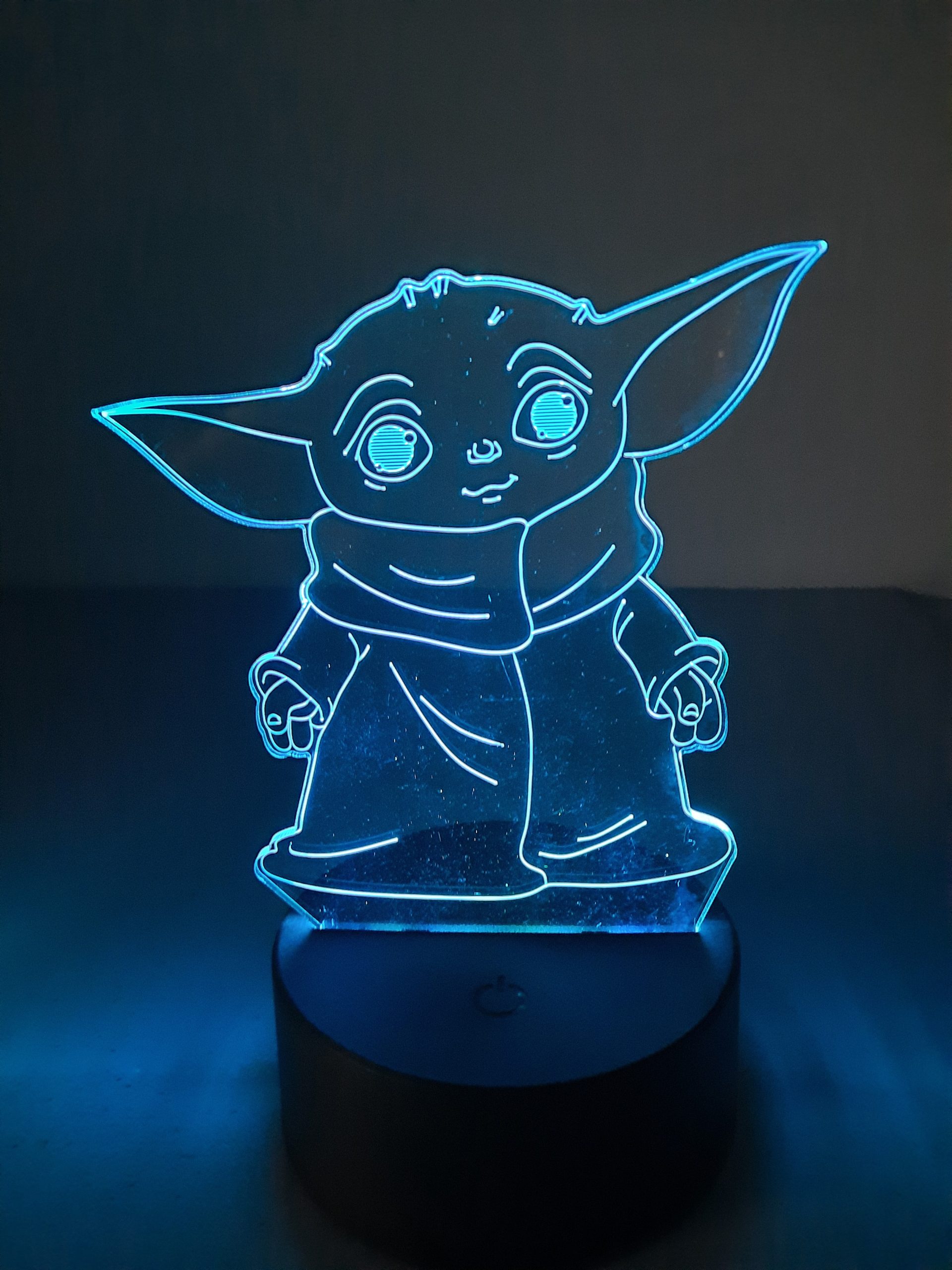 Lampe Veilleuse à LED illustration bébé Yoda - Star Wars – Image 5