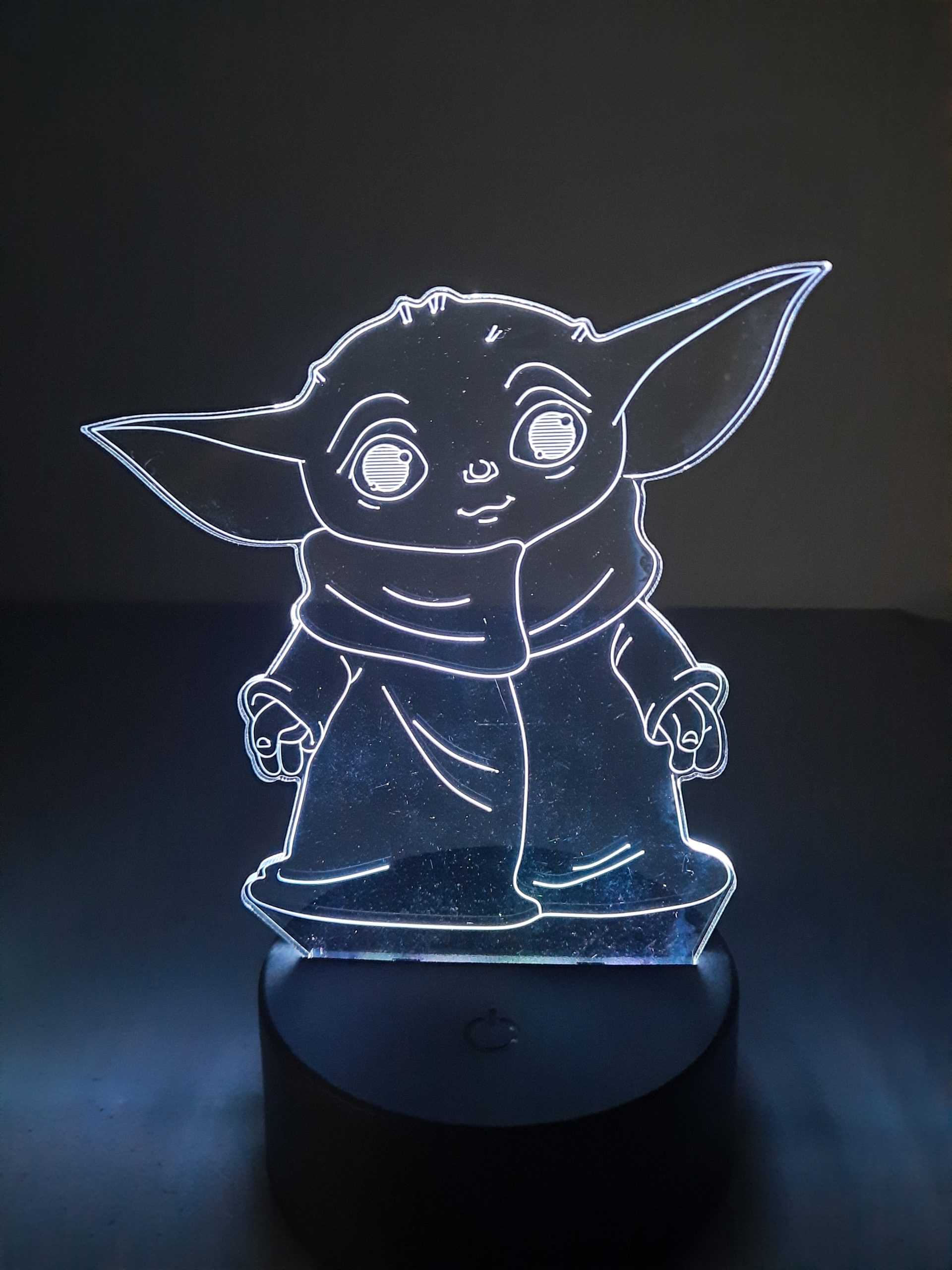 Lampe Veilleuse à LED illustration bébé Yoda - Star Wars – Image 4
