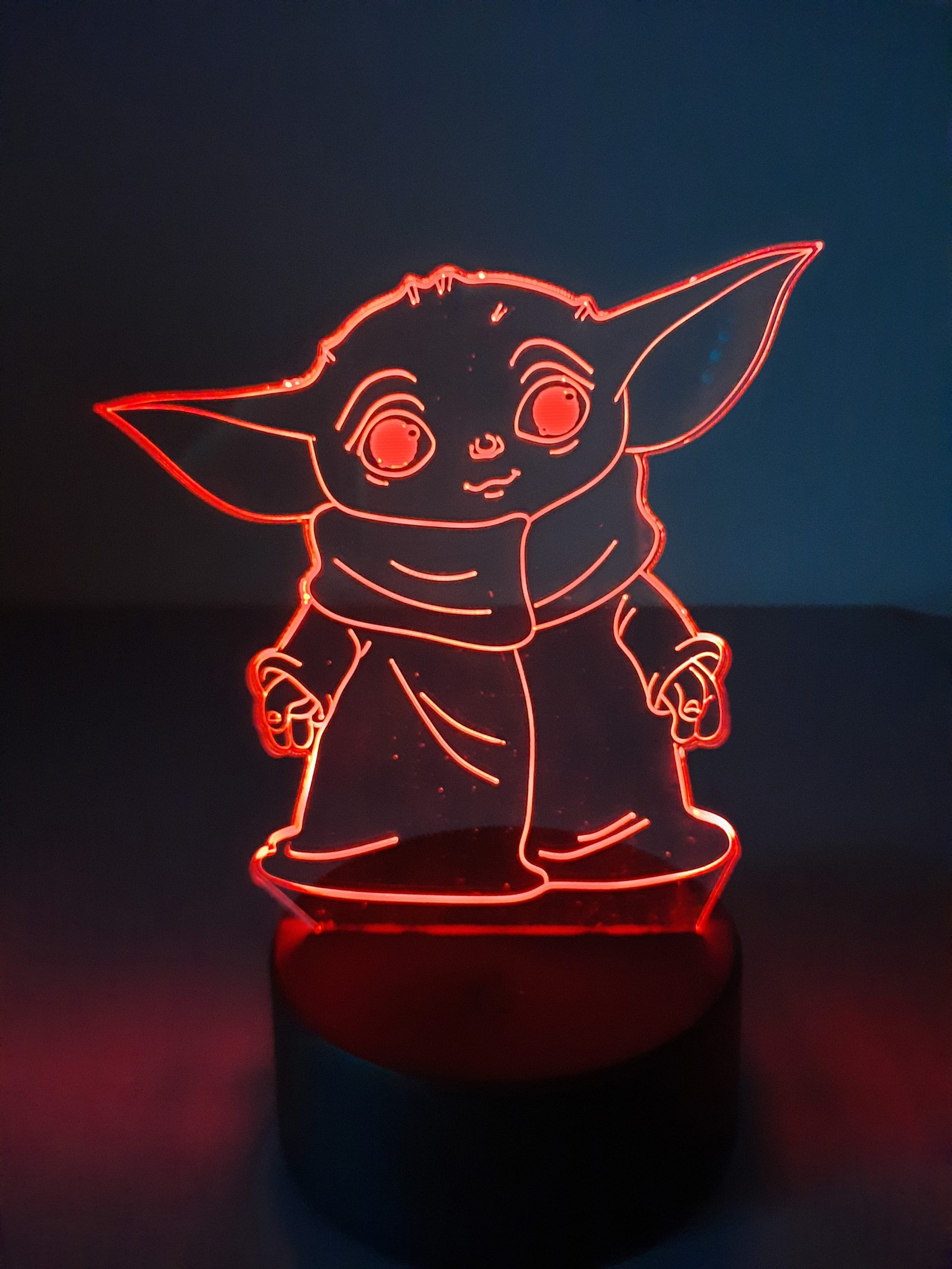 Lampe Veilleuse à LED illustration bébé Yoda - Star Wars – Image 2
