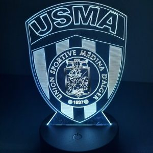 Lampe Veilleuse à LED illustration USMA - Union Sportive de la Médina d'Alger