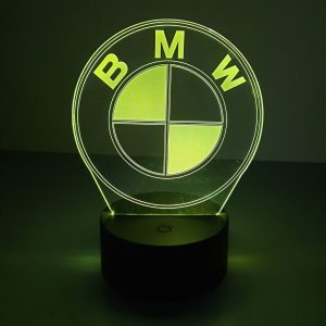 Lampe Veilleuse à LED illustration logo BMW
