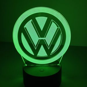 Lampe Veilleuse à LED illustration logo Volkswagen