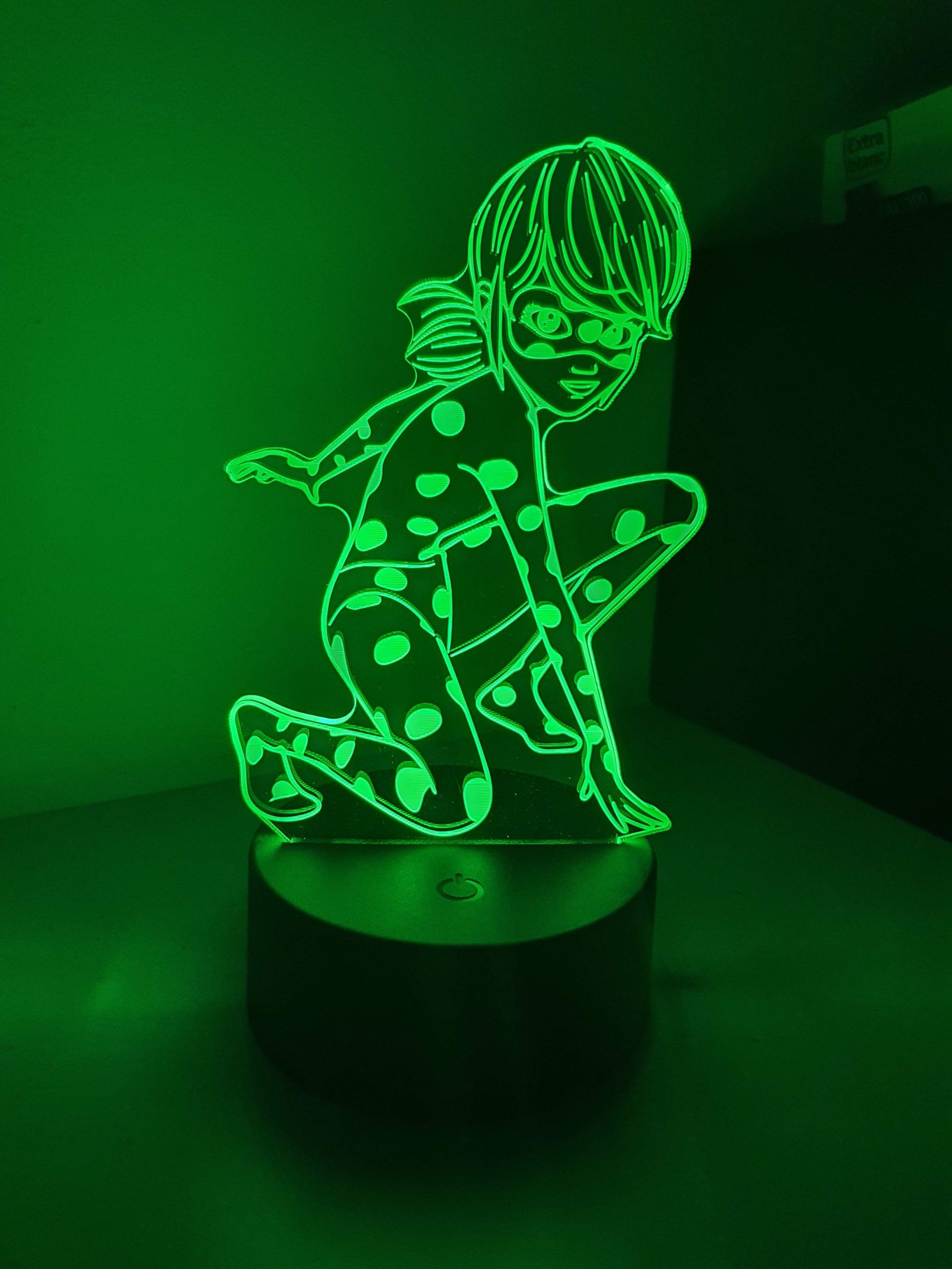 Lampe Veilleuse à LED illustration Miraculous - Ladybug – Image 6
