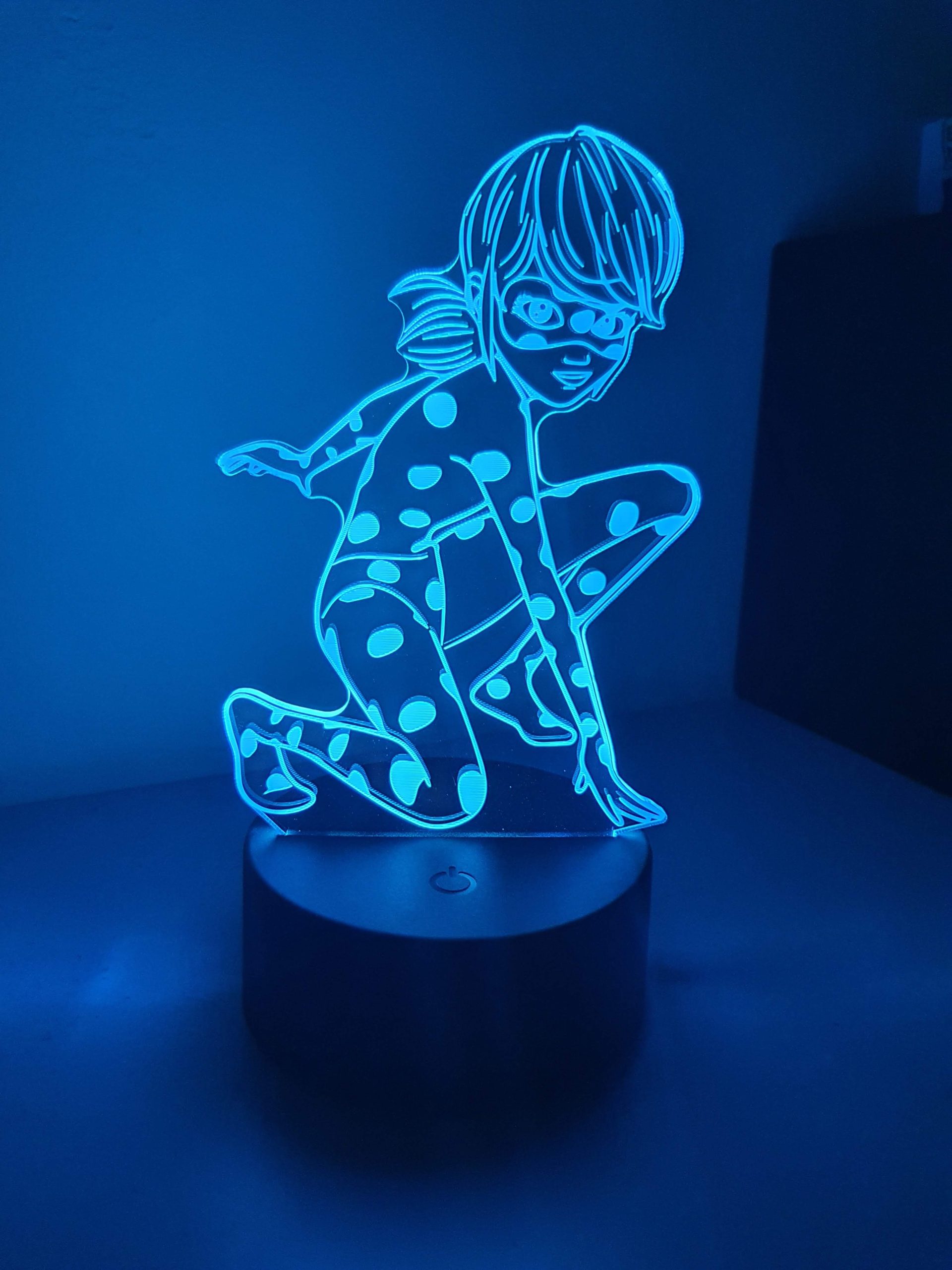 Lampe Veilleuse à LED illustration Miraculous - Ladybug – Image 2