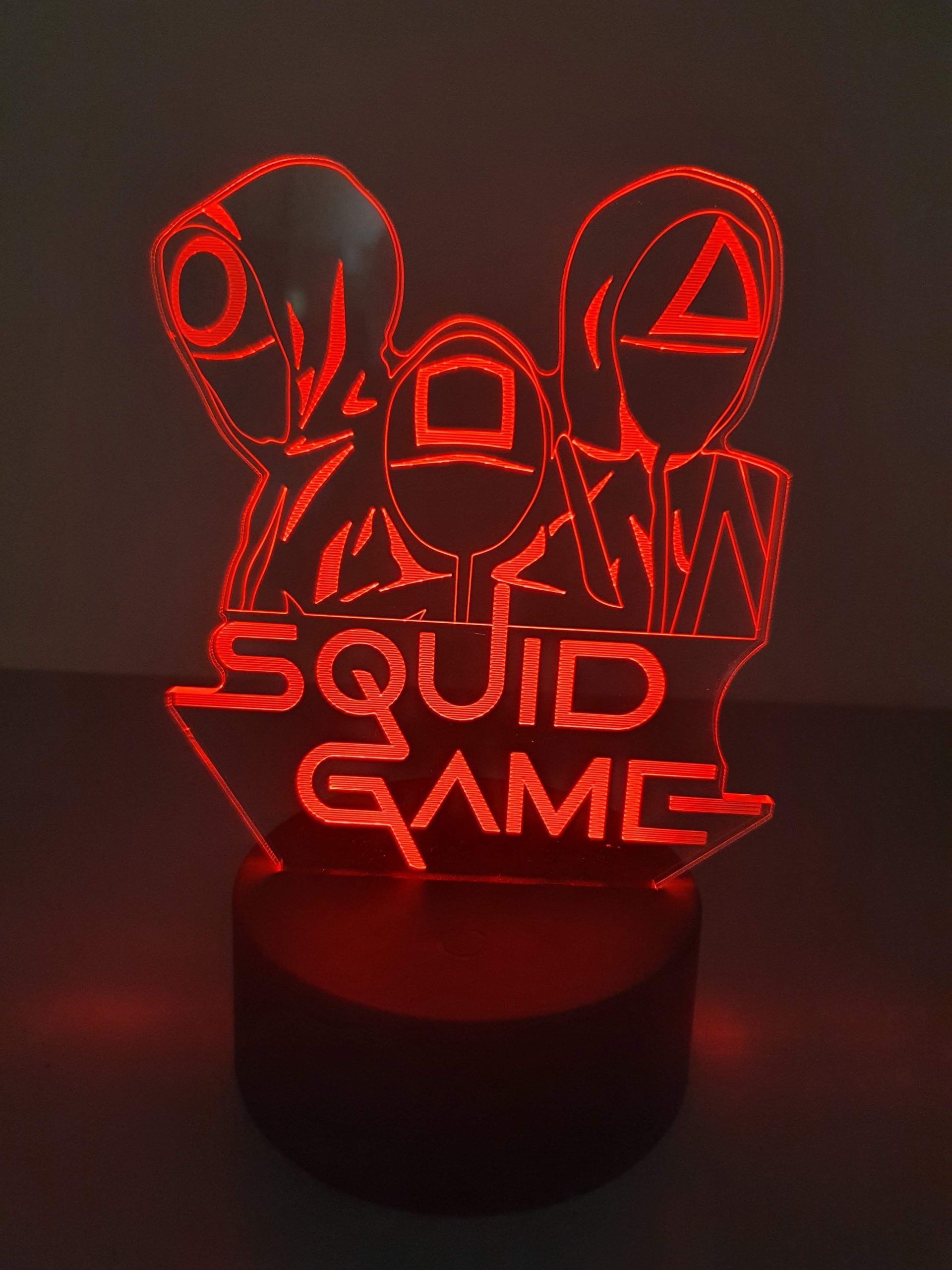 Lampe Veilleuse à LED illustration Squid Game – Image 8