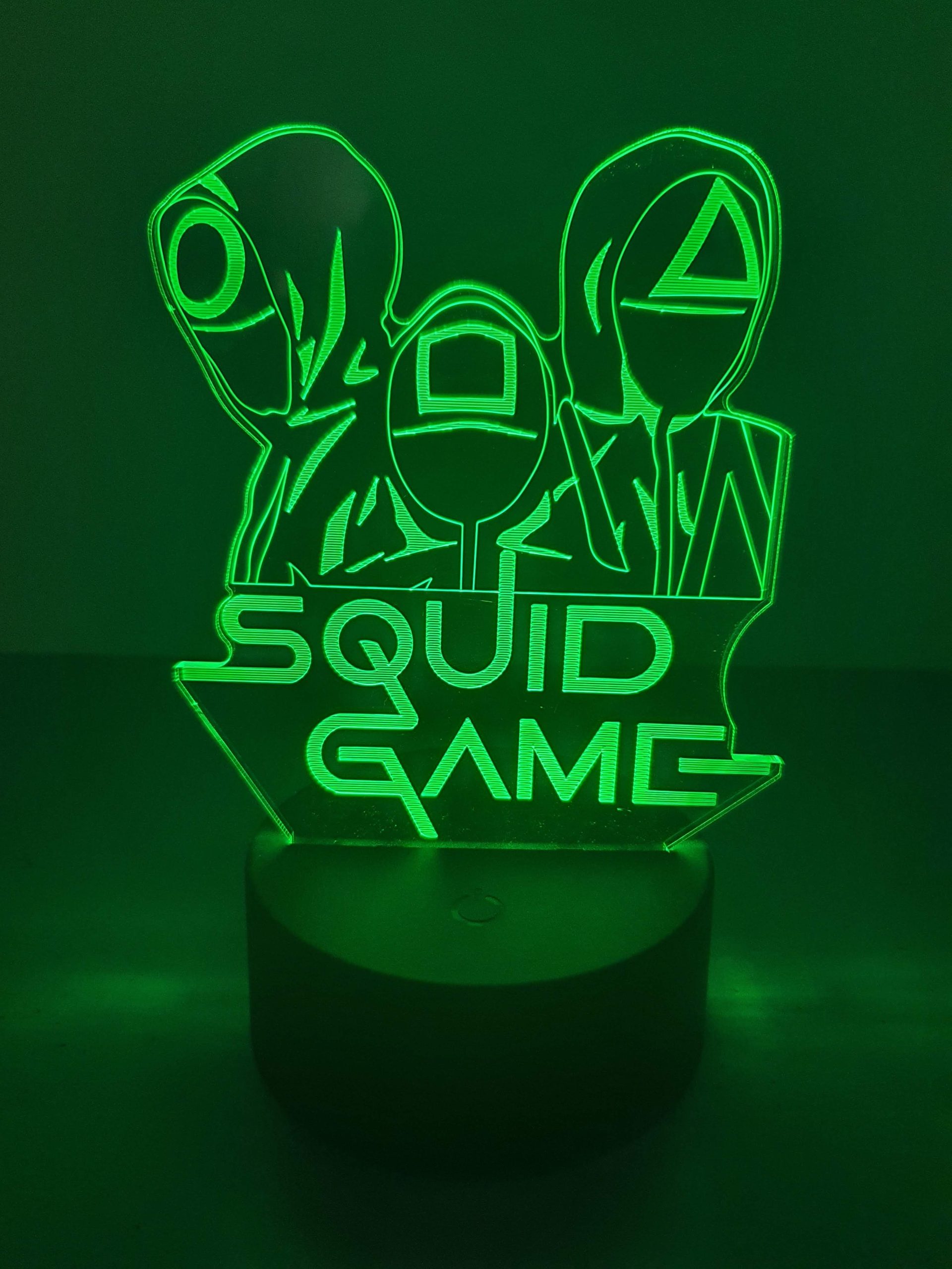 Lampe Veilleuse à LED illustration Squid Game – Image 7