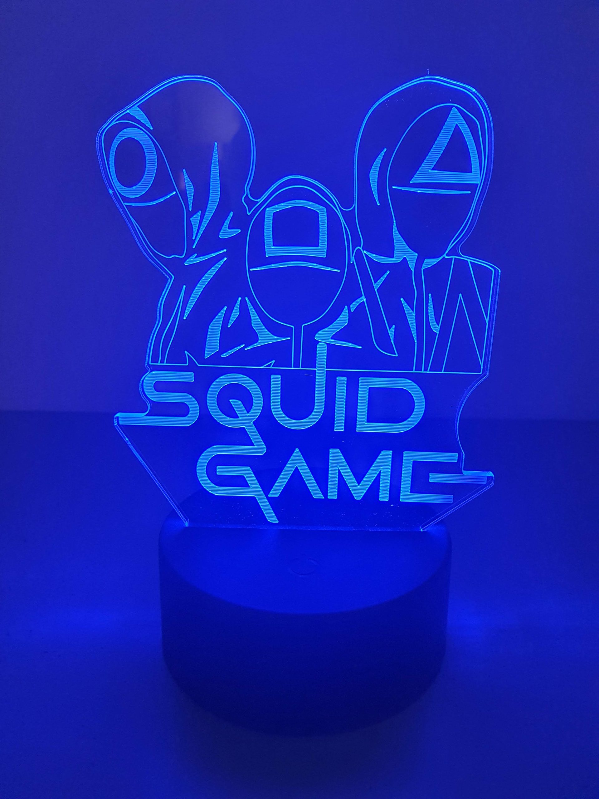 Lampe Veilleuse à LED illustration Squid Game – Image 6