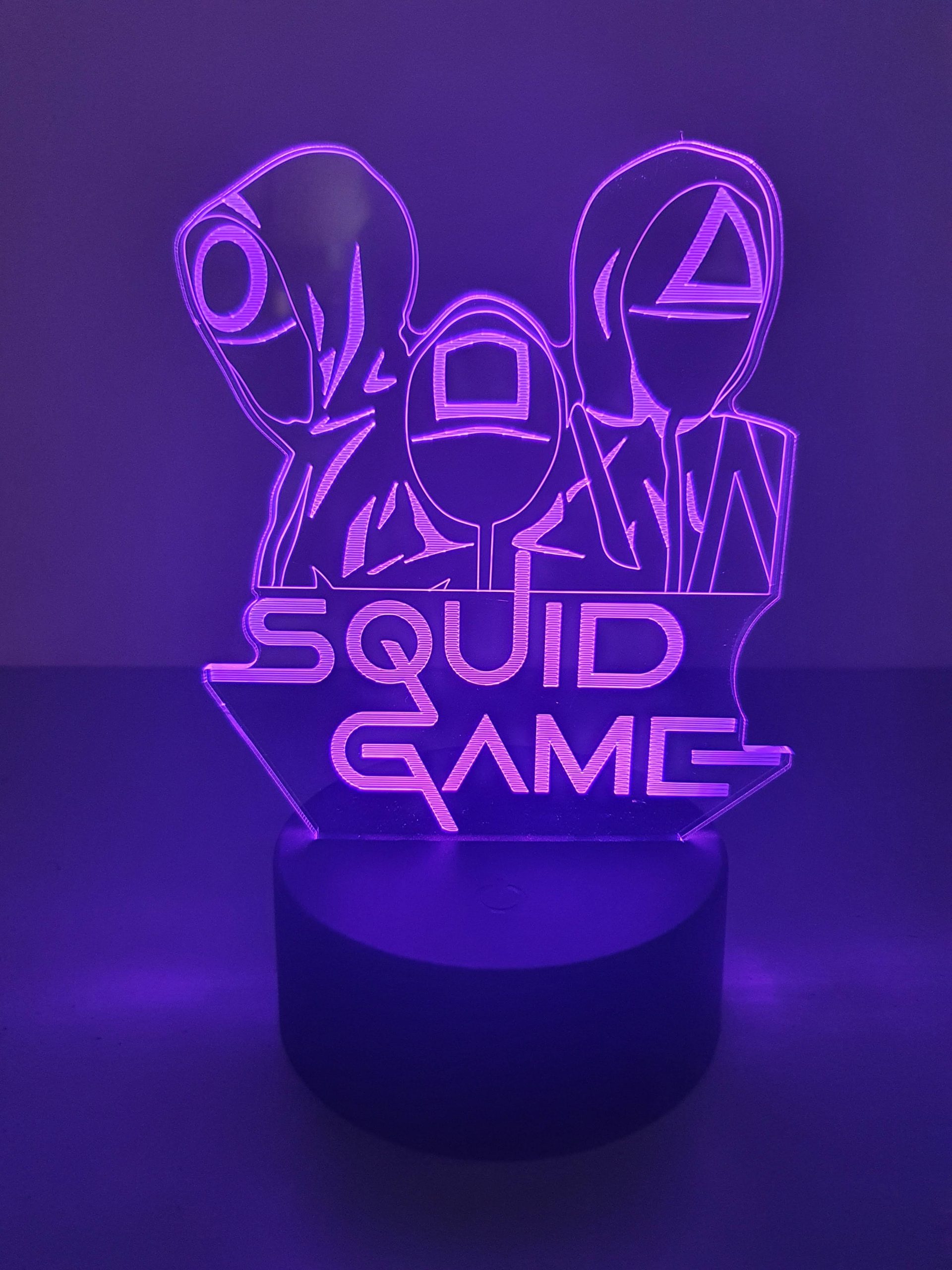 Lampe Veilleuse à LED illustration Squid Game – Image 4