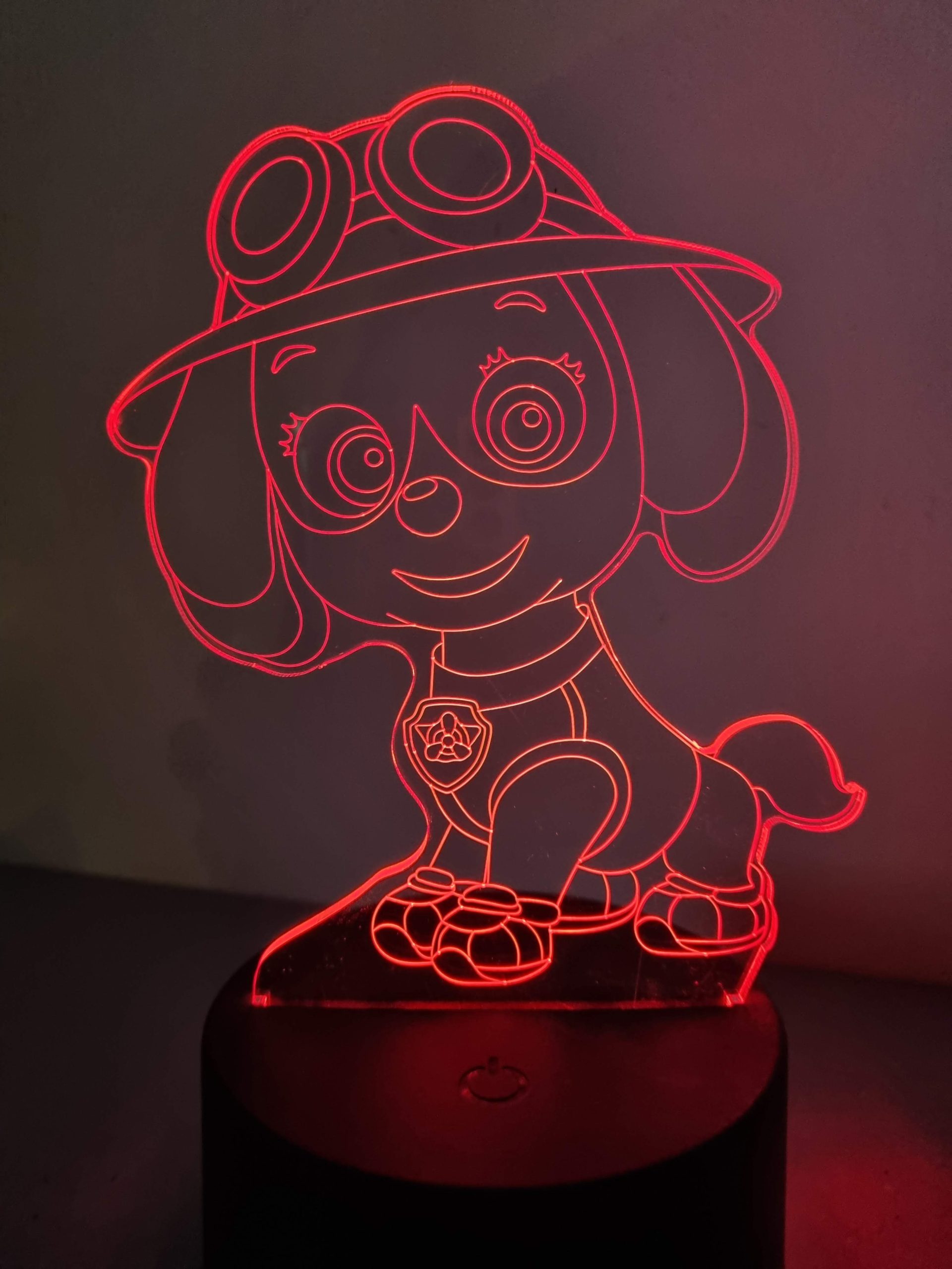 Lampe Veilleuse à LED illustration Stella Pat Patrouille – Image 7