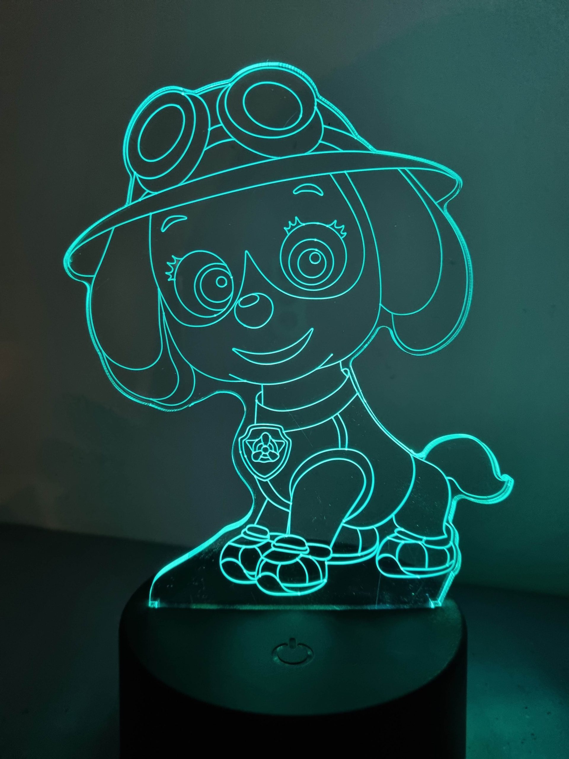 Lampe Veilleuse à LED illustration Stella Pat Patrouille – Image 3