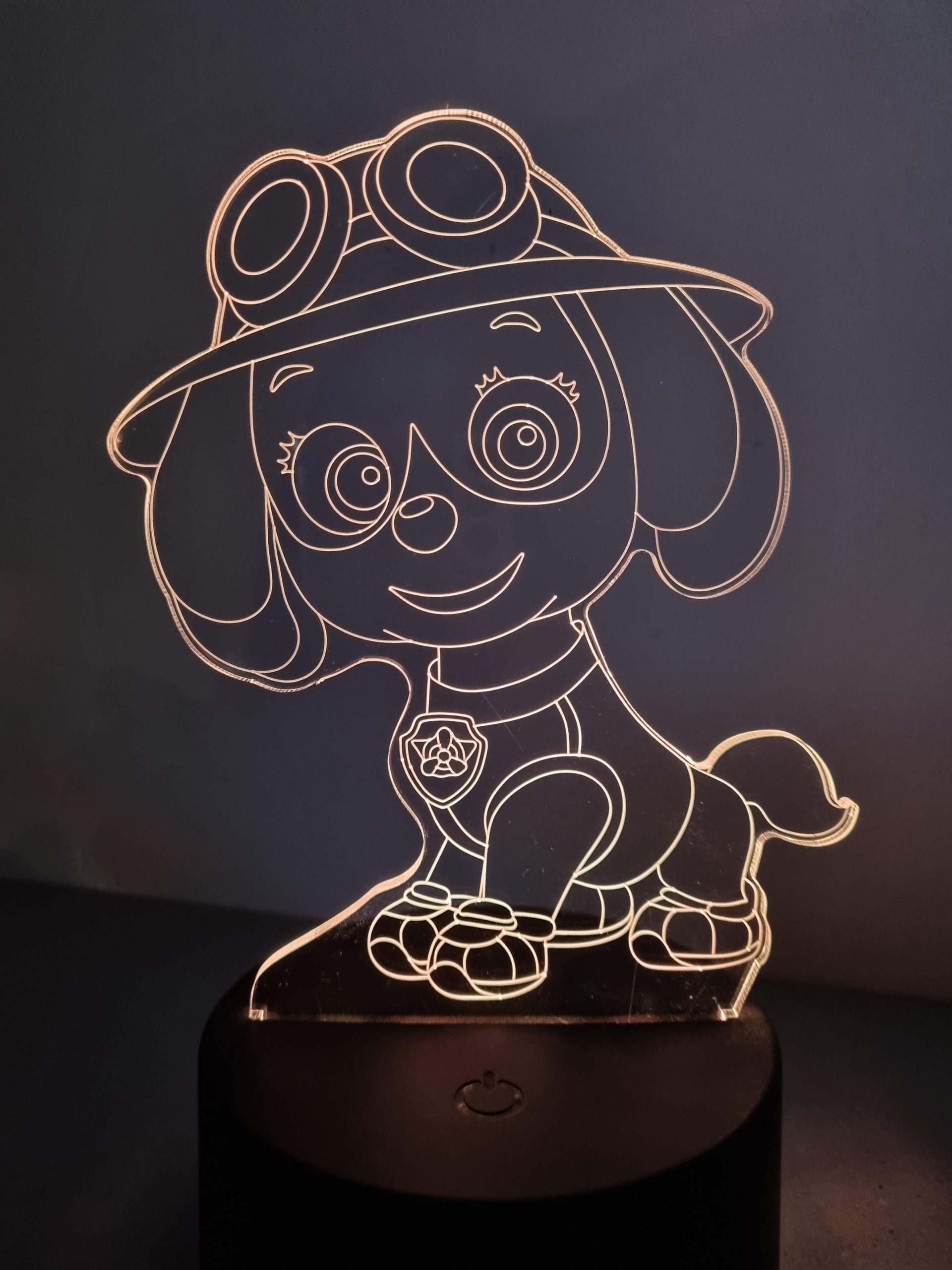 Lampe Veilleuse à LED illustration Stella Pat Patrouille – Image 2
