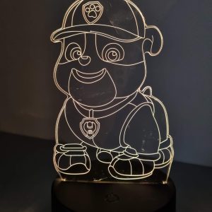 Lampe Veilleuse à LED illustration Ruben Pat Patrouille