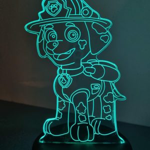 Lampe Veilleuse à LED illustration Marcus Pat Patrouille